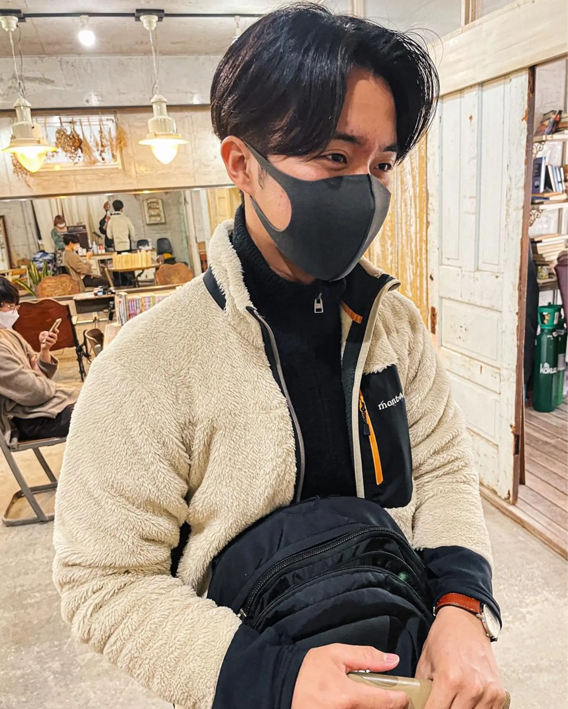 ショート パーマ メンズ特化美容師 ハスイルイのヘアスタイル