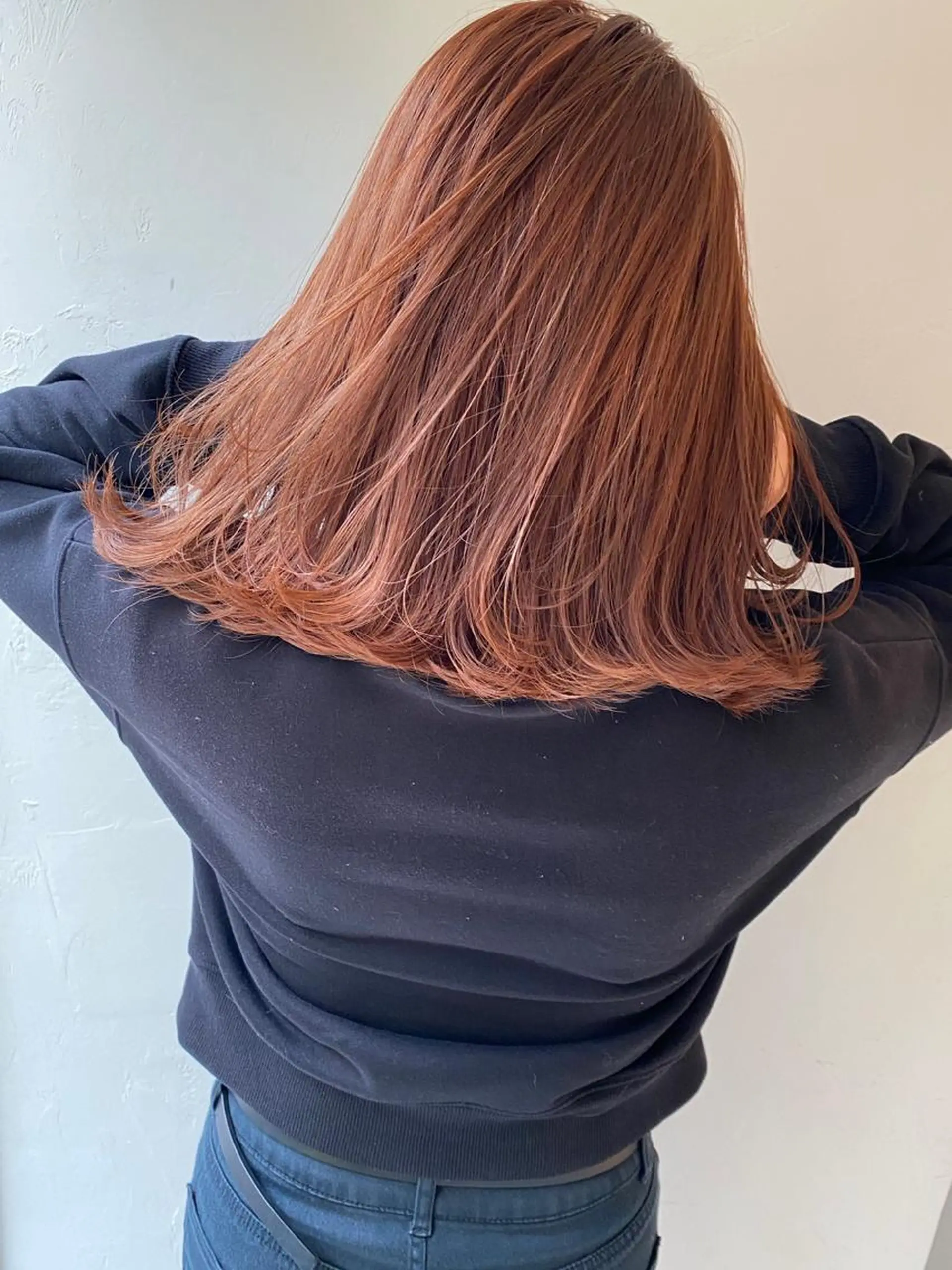 ミディアム カラー ⭐️横浜ブリーチ特化 美容師　堤涼⭐️のヘアスタイル