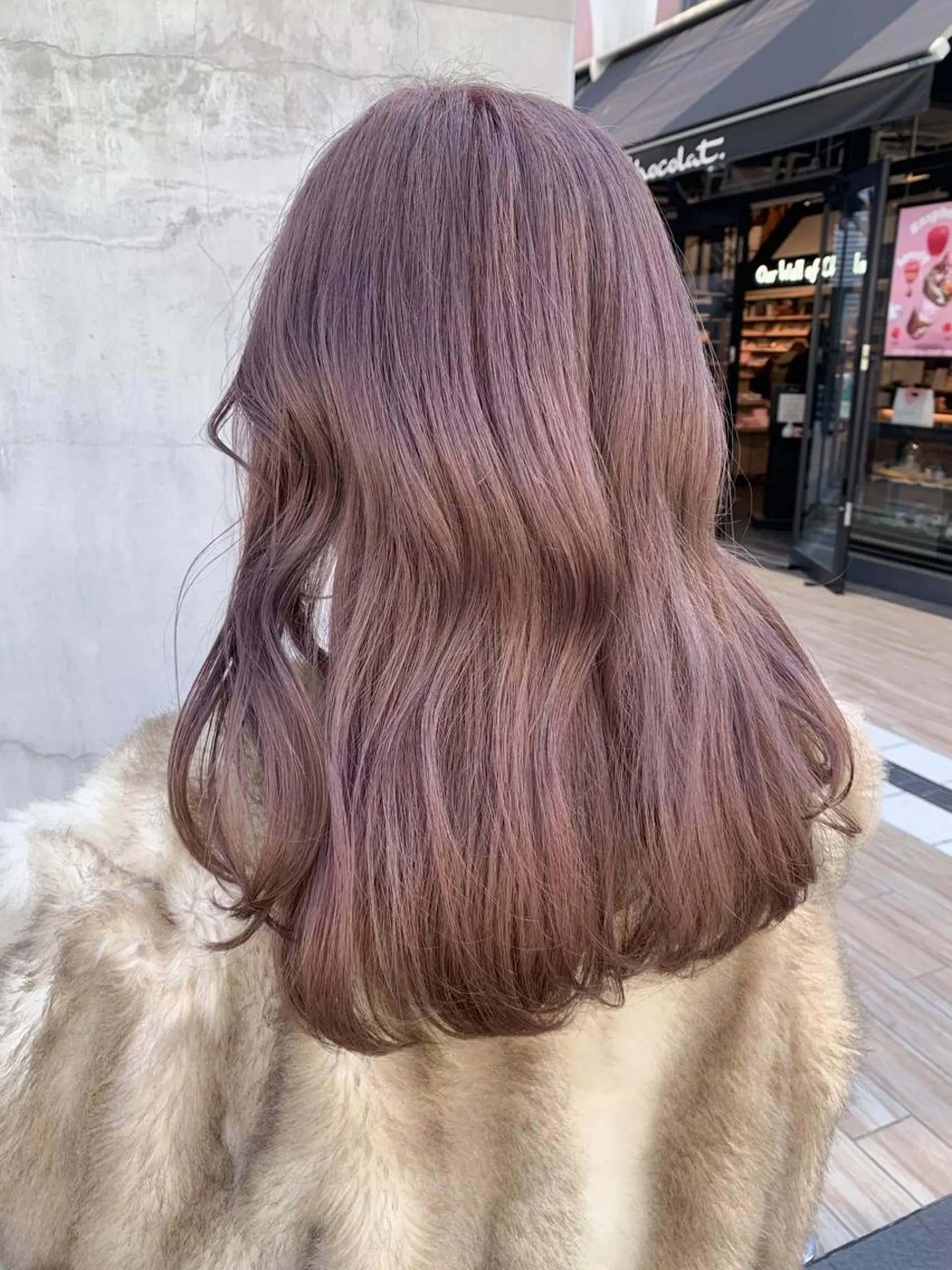 セミロング カラー ヘアアレンジ カット ヘアカラー トリートメント yuka .のヘアスタイル