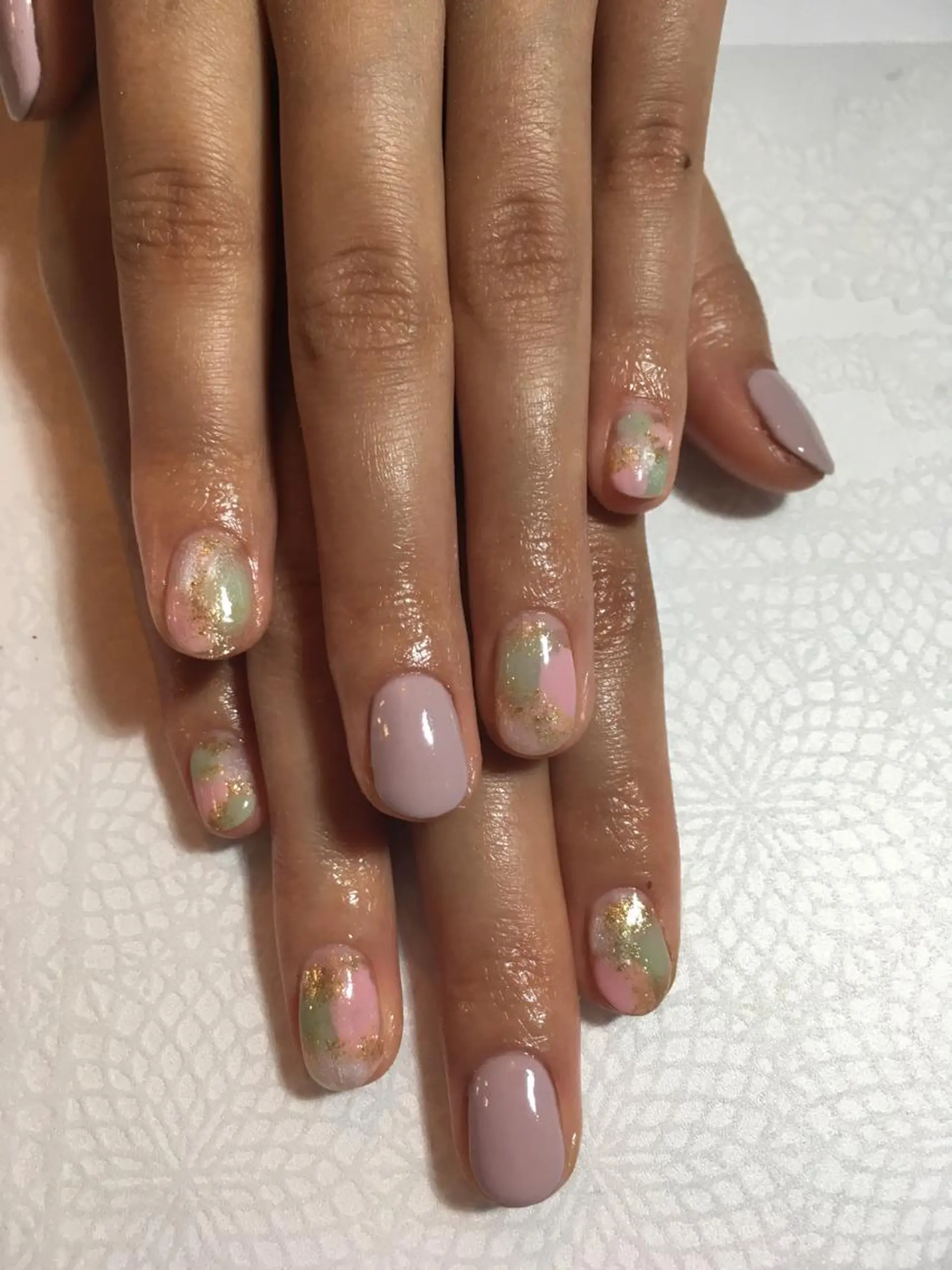 ネイル シンプルネイル 古川 里美のネイルデザイン