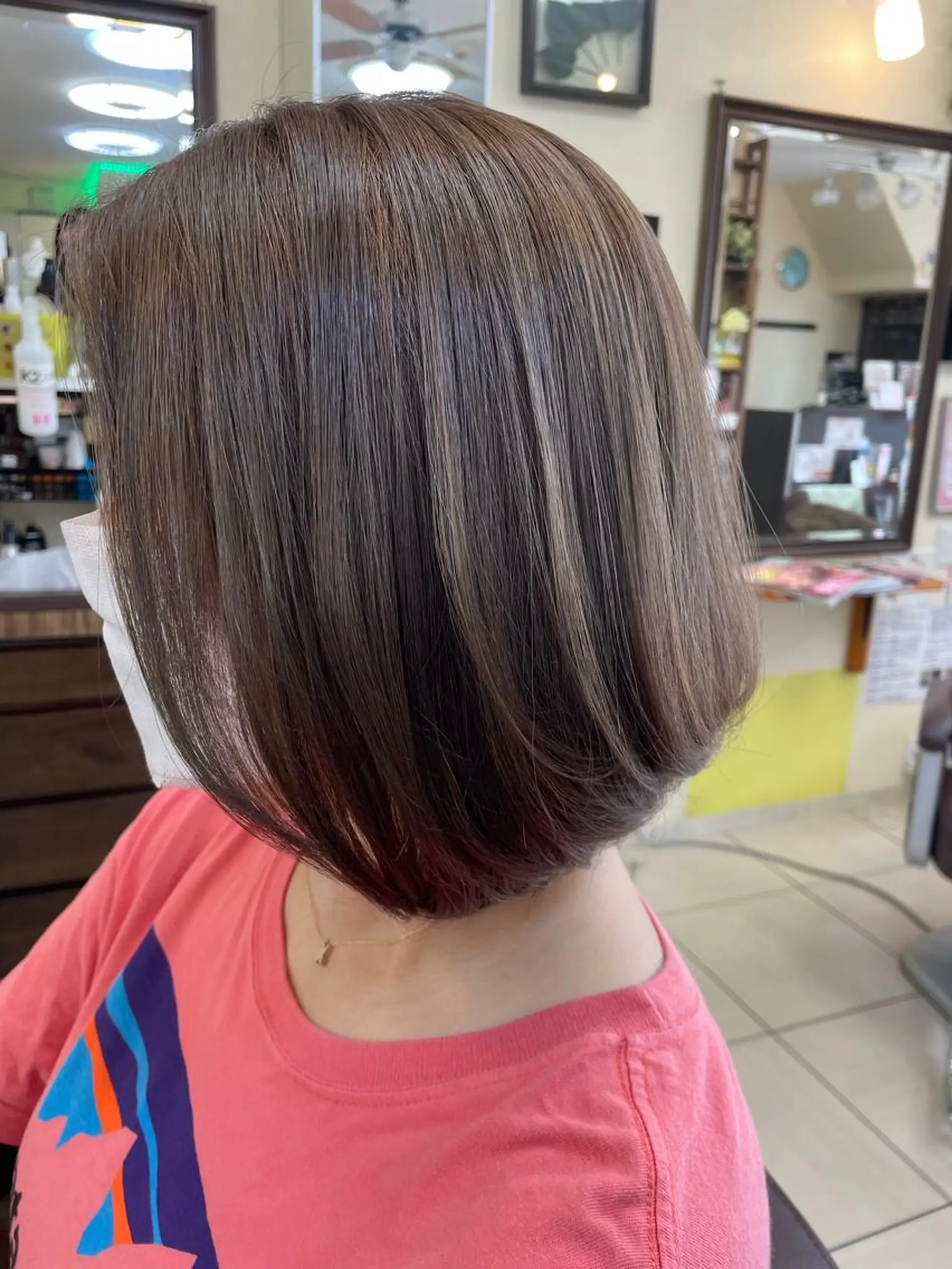 ショート 外国人風カラー ハイライト カット ヘアカラー 髪質改善サロン✨ 三浦　葵のヘアスタイル