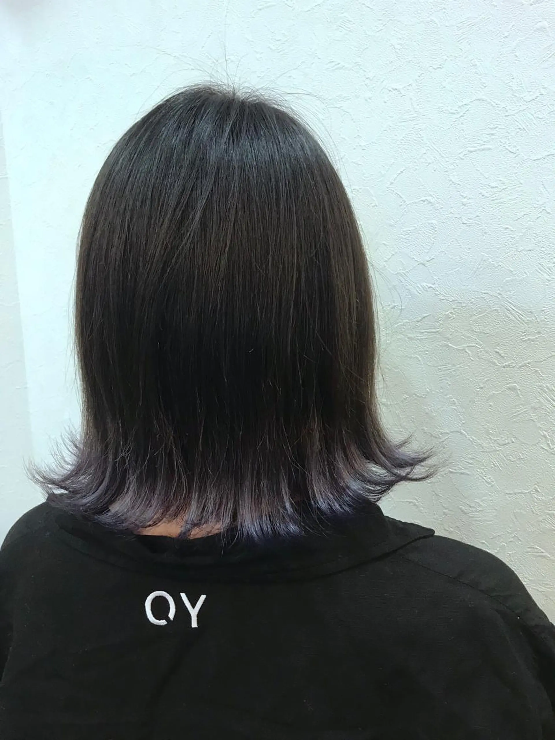 ミディアム カラー ブリーチ パープルカラー ていねい技術No.1 🌈諏訪 健太のヘアスタイル