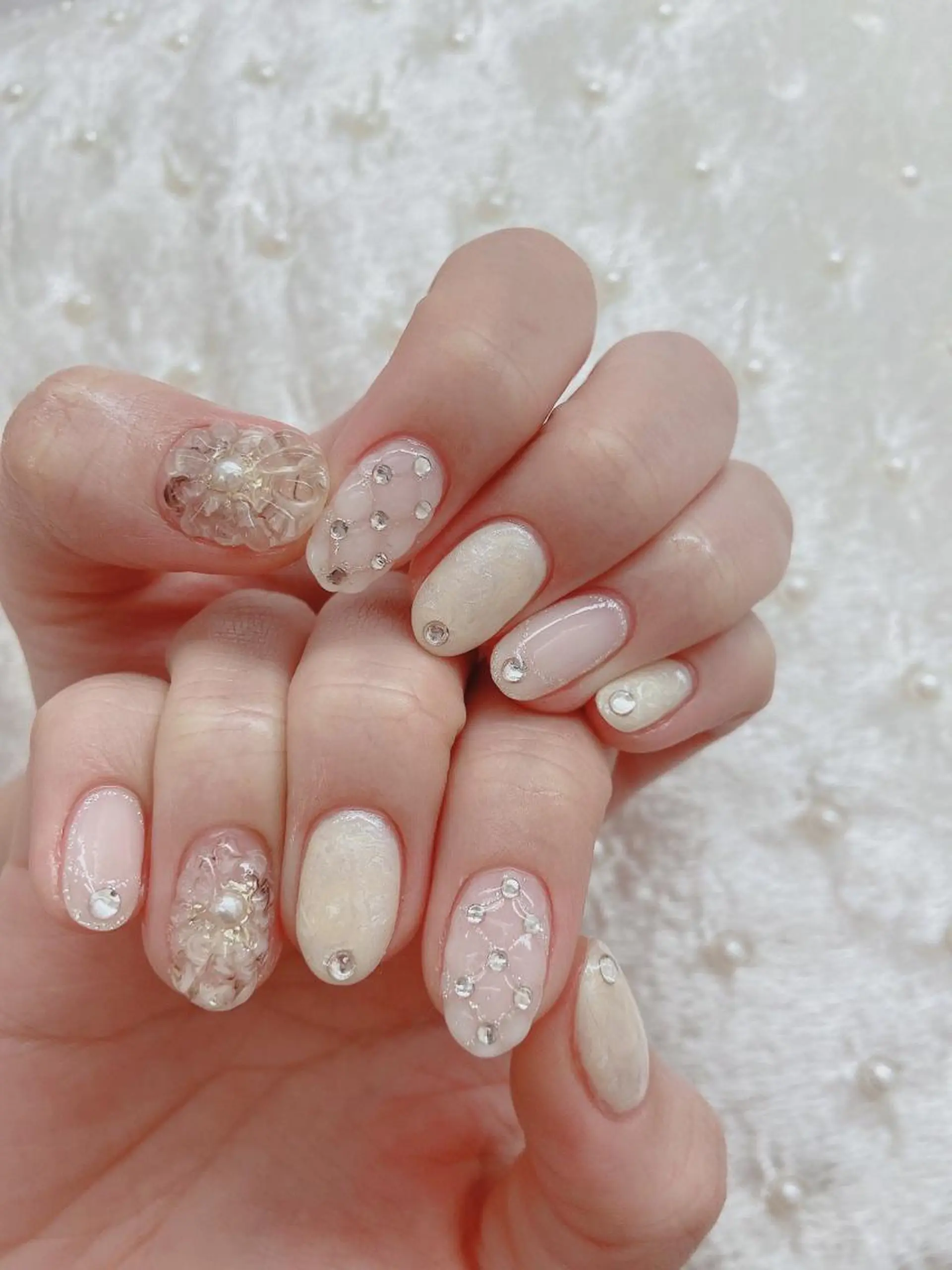 ネイル ストーンネイル Nailist🌟 Wakanaのネイルデザイン