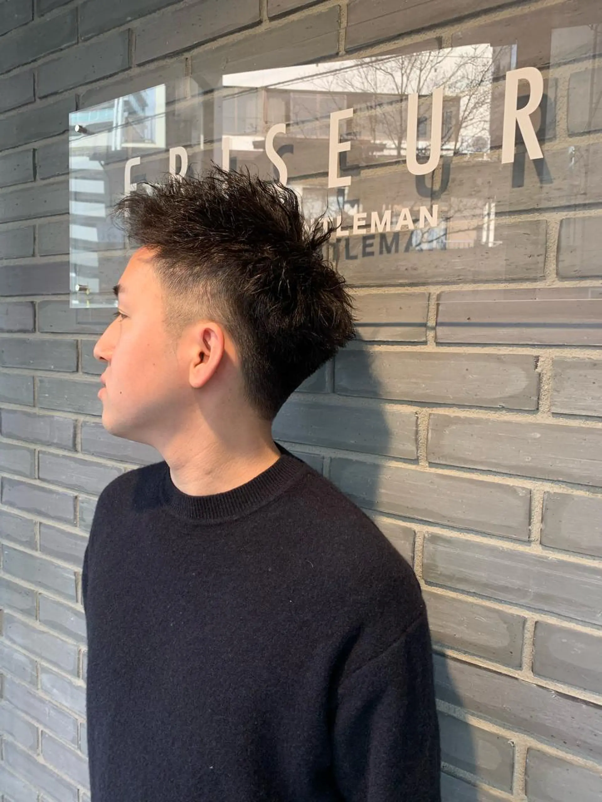 ショート メンズ メンズパーマ メンズツイストパーマ ツイストパーマ FRISEUR smile&gentleman所属・【川西能勢口駅1分】 木村　翔乃佑のヘアスタイル