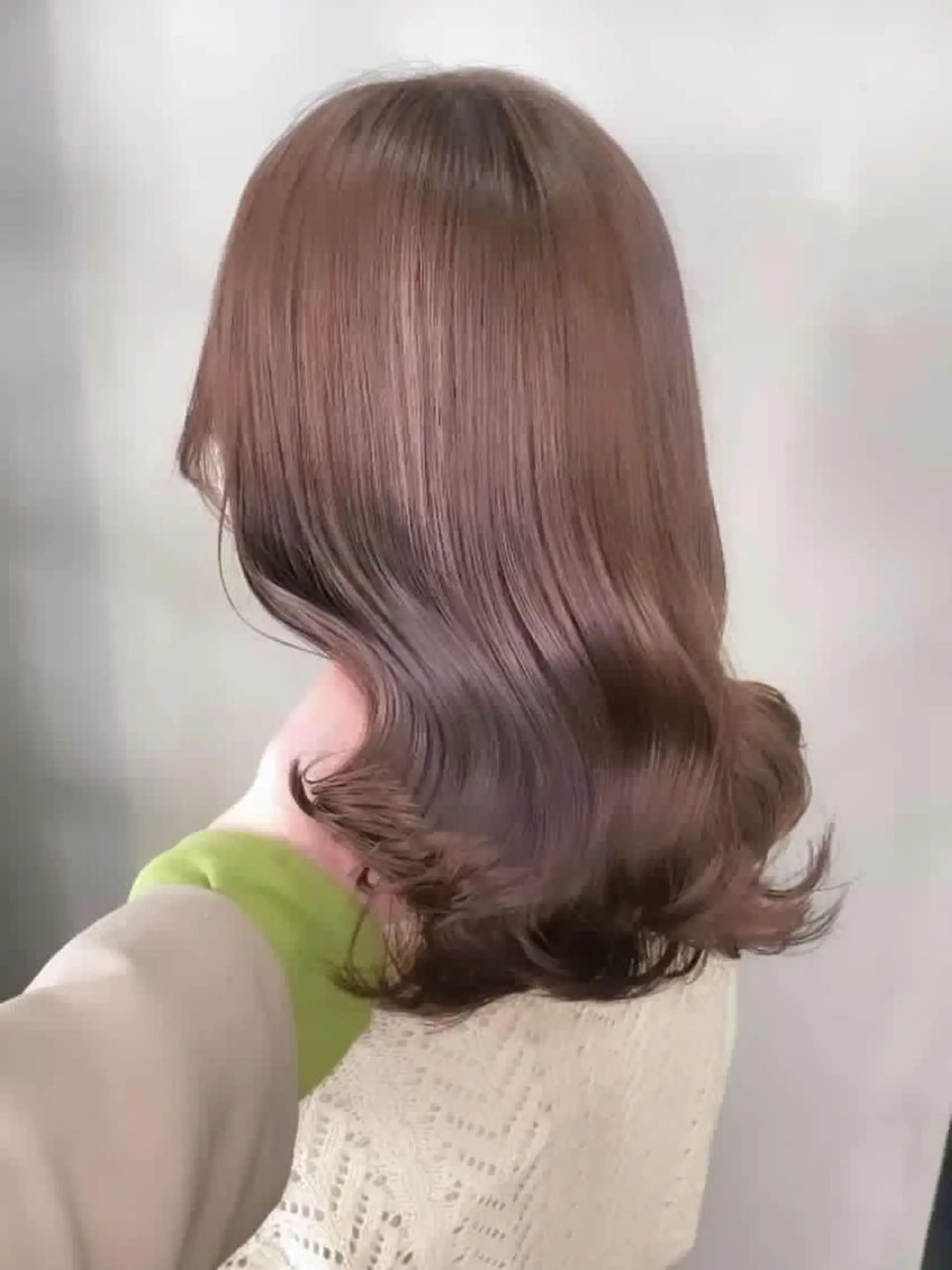 ミディアム カラー 縮毛矯正/髪質改善/ 🔥/銀座/はやとのヘアスタイル