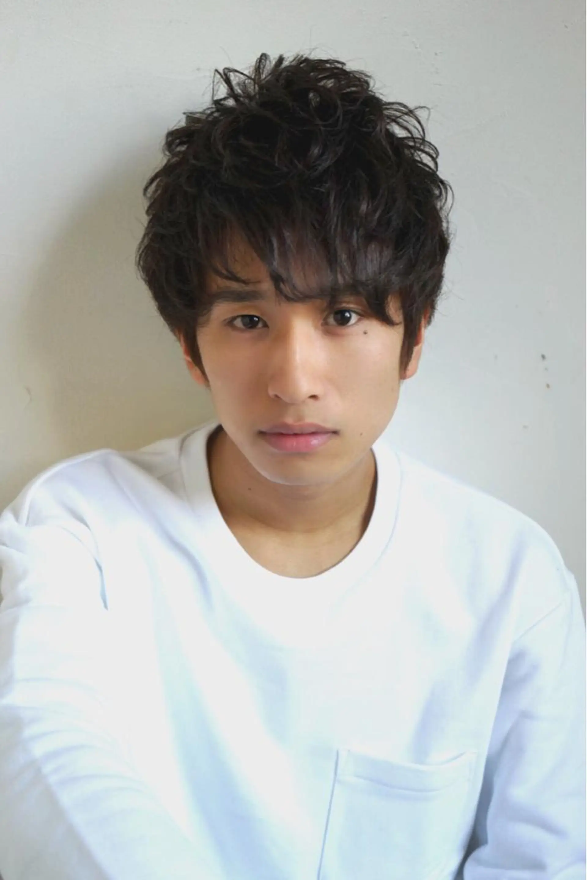 ショート カラー パーマ メンズ カット パーマ トリートメント Lolonois池田 代表 鍜治本颯太のヘアスタイル