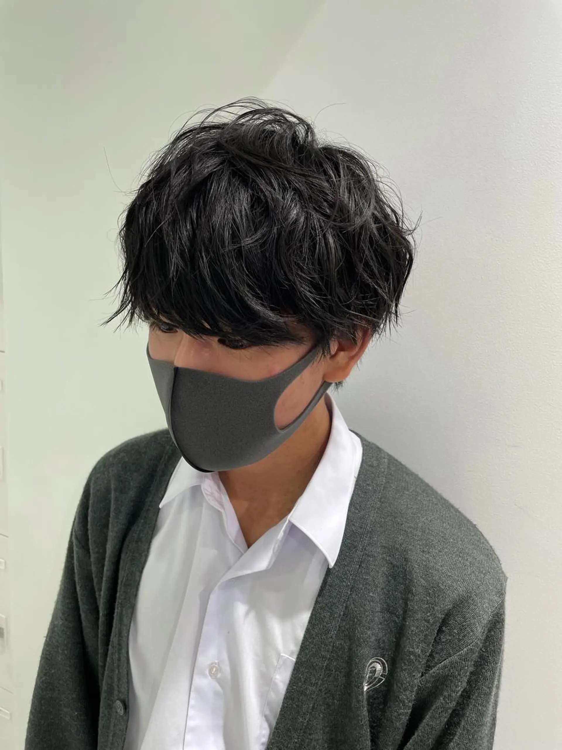 ショート カラー パーマ ヘアアレンジ メンズ キッズ ネイル マツエク・マツパ 髪質改善 メンズネイル スパイキー/フェザー /波巻き/かいとのヘアスタイル