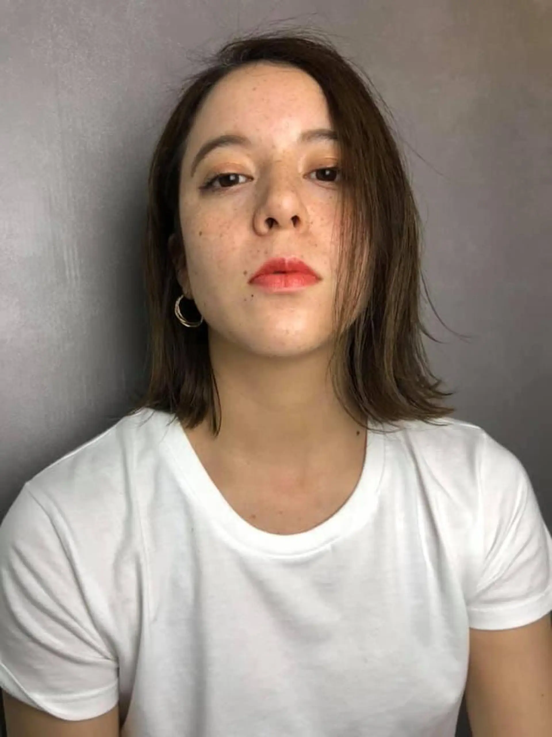 ミディアム カット ヘアカラー トリートメント SALON WORK STATION所属・ボブ♡柔らかいカラー 實松栞理のヘアスタイル