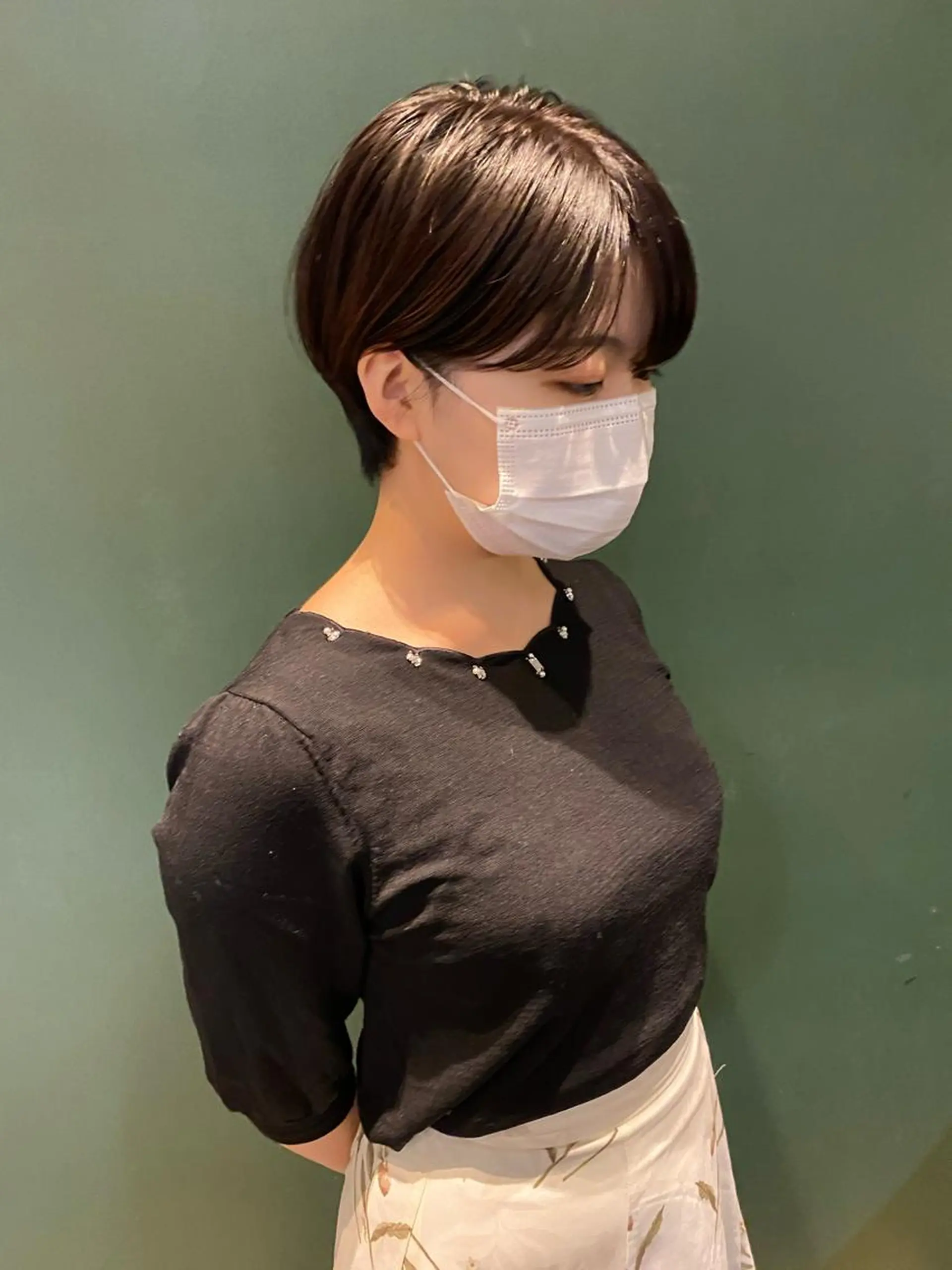 ショート カラー ヘアアレンジ ブラウンカラー ピンクカラー ピンクブラウン ショートヘア カット ヘアカラー トリートメント ヘアセット TOPSTYLIST 🇬🇧JIMMYのヘアスタイル