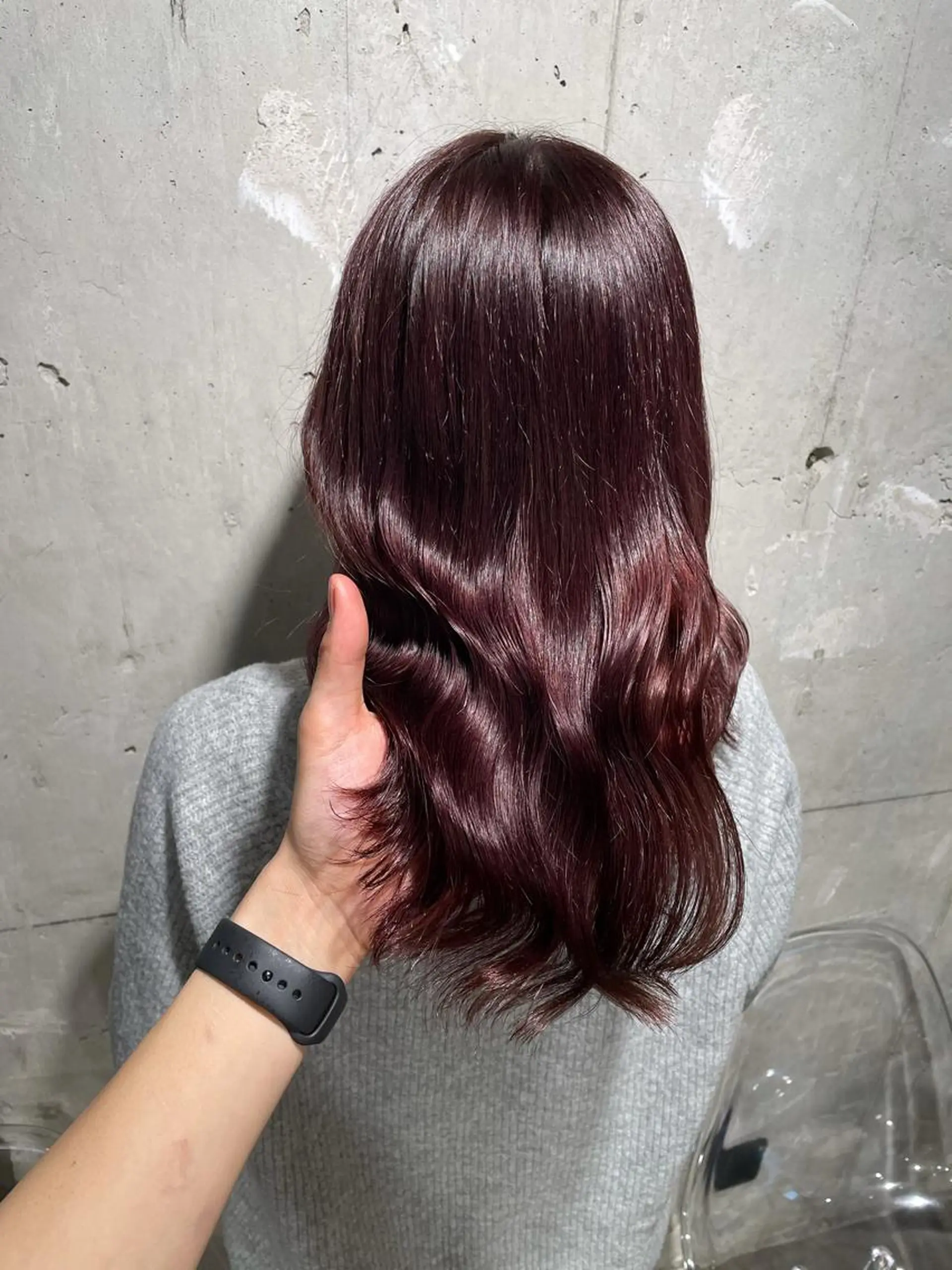 セミロング カラー ラベンダーカラー ピンクカラー ピンクラベンダー カット ヘアカラー トリートメント ヘッドスパ ヘアセット ベージュカラー💖 やすひろのヘアスタイル