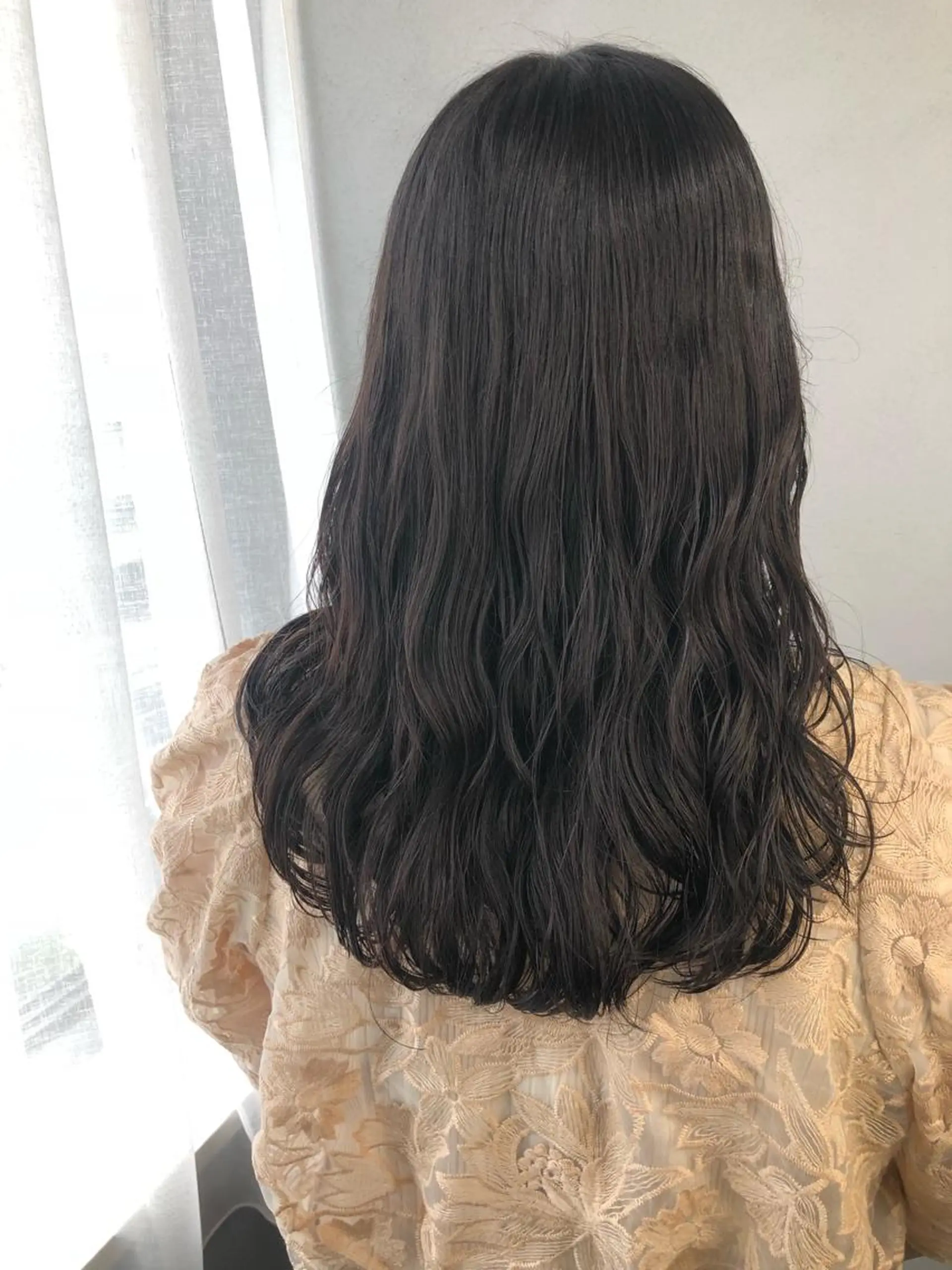 ロング パーマ デジタルパーマ カット パーマ トリートメント 【arc】Ruri コテ巻き風パーマのヘアスタイル