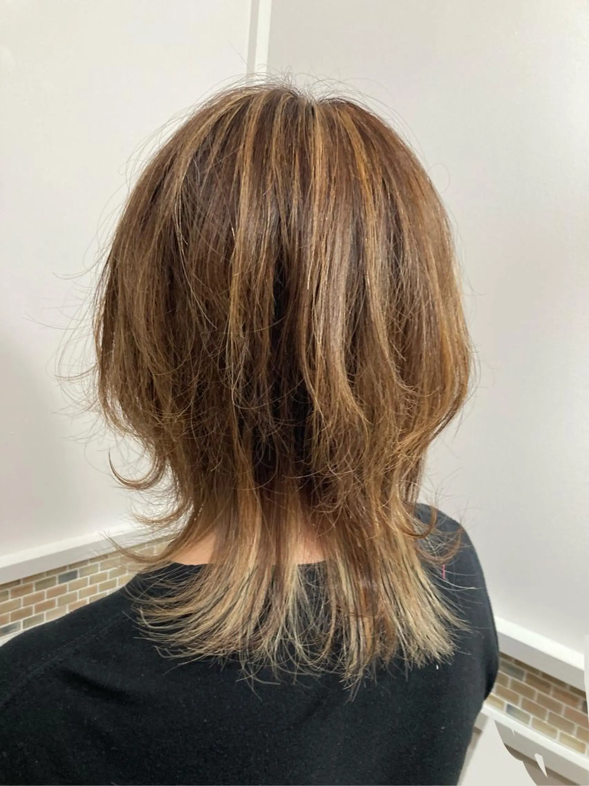 ミディアム ハイライト レイヤーカット ウルフカット 🍊東 実咲🍊のその他イメージ