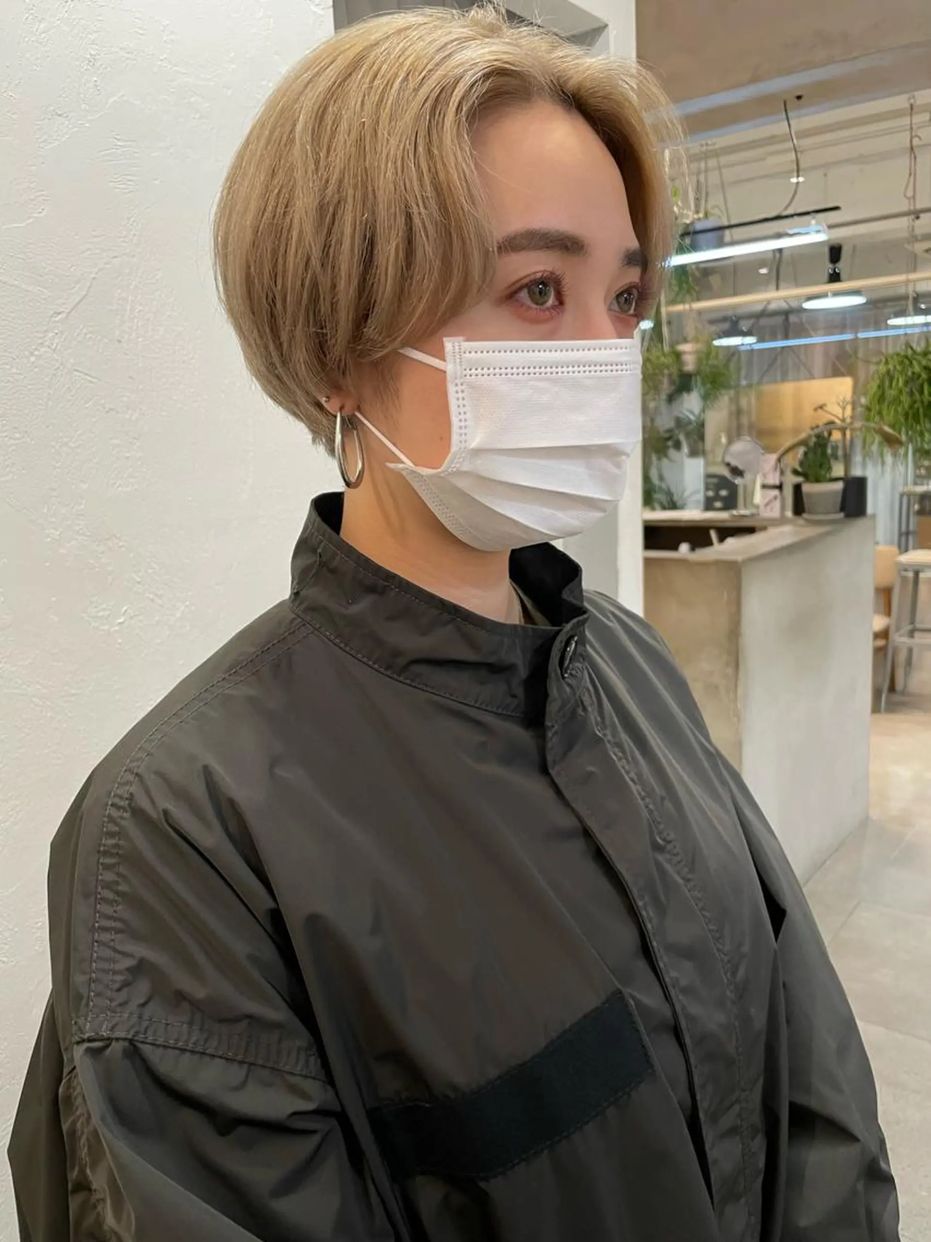 ショート 小顔レイヤー×コンパ クトボブ/林隆平のヘアスタイル