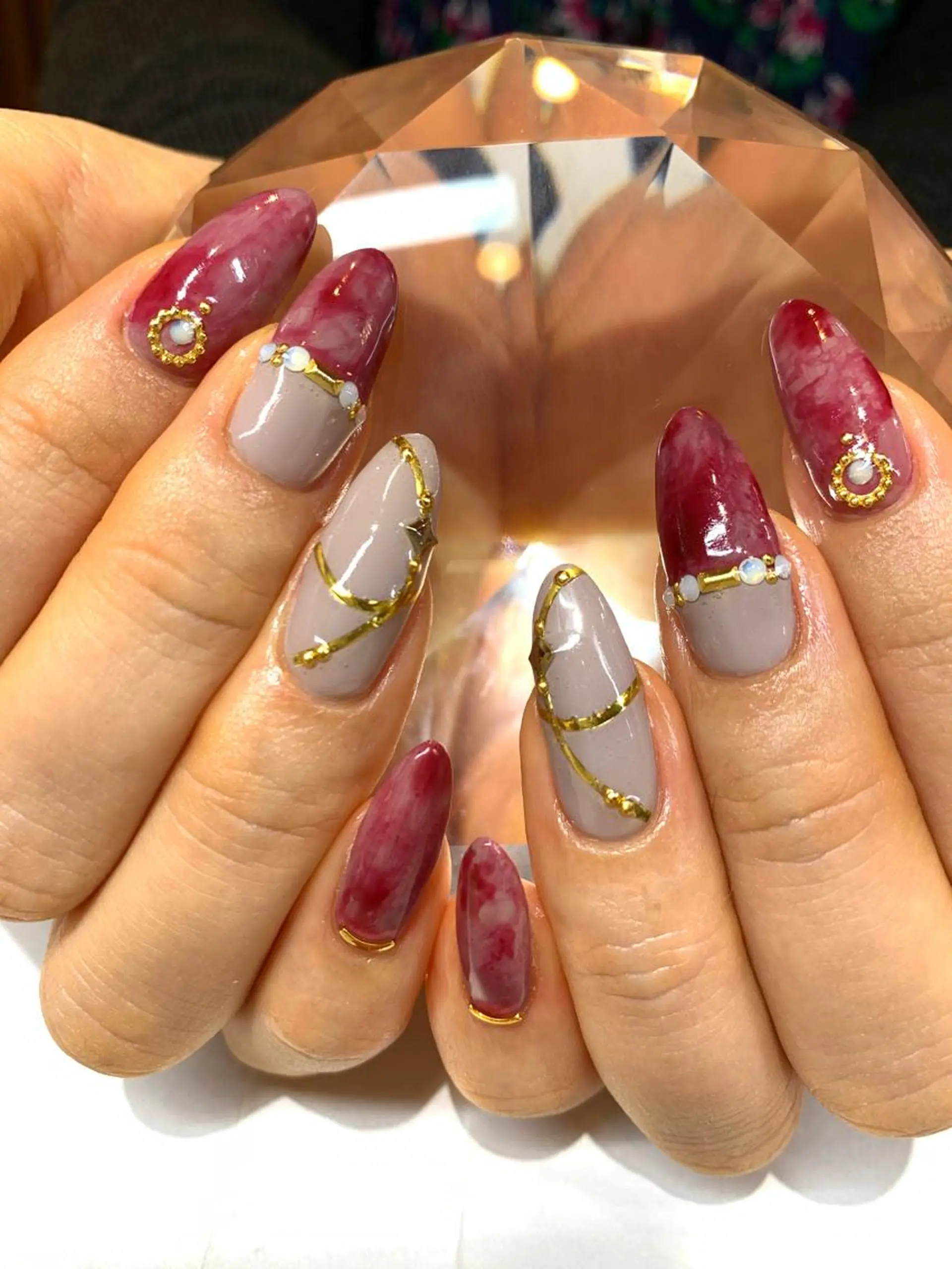 ネイル ハンドネイル glow_ nailのネイルデザイン