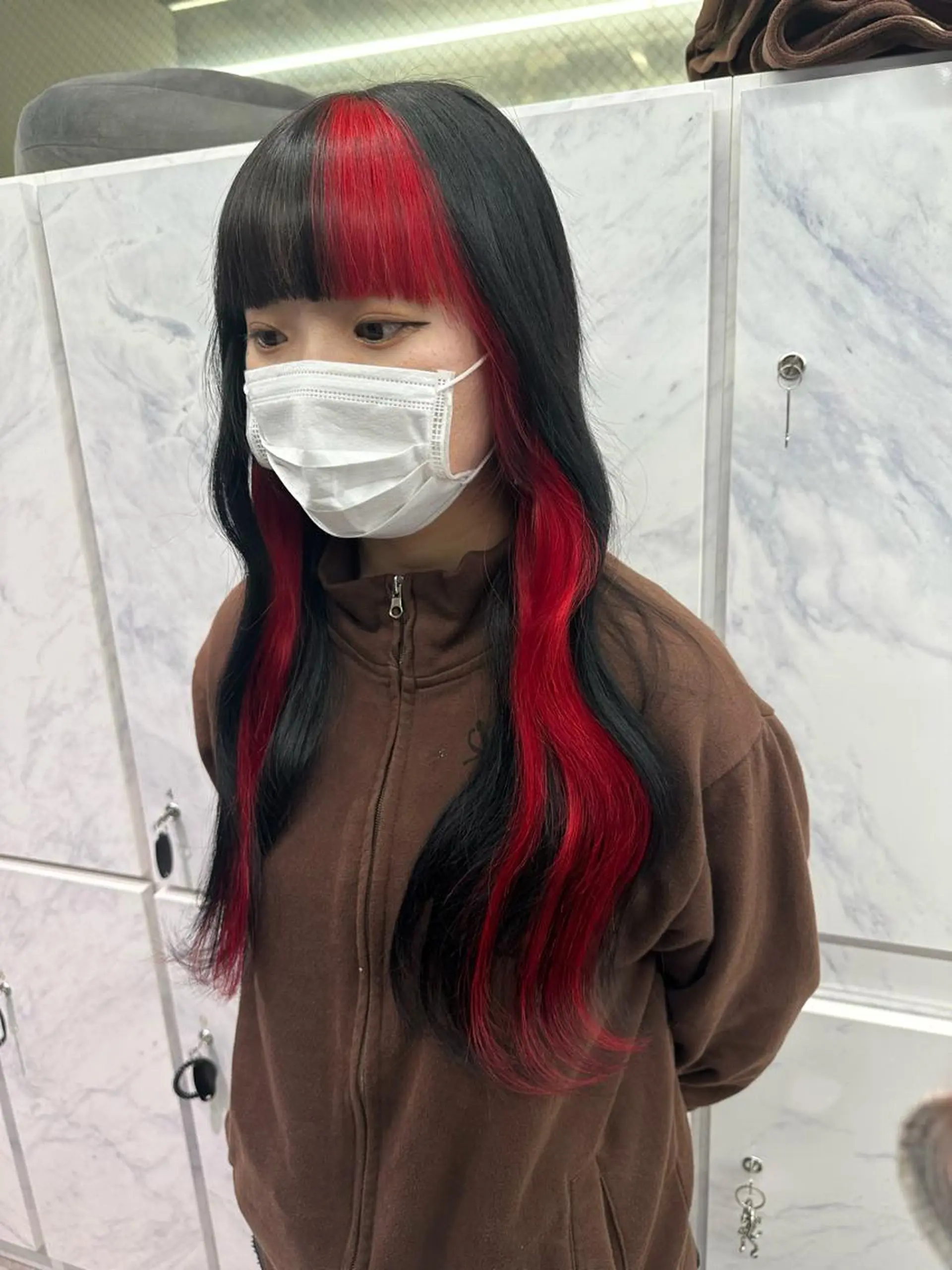 ロング プルエクステ/カラー ⭐️KIR̋Aのヘアスタイル