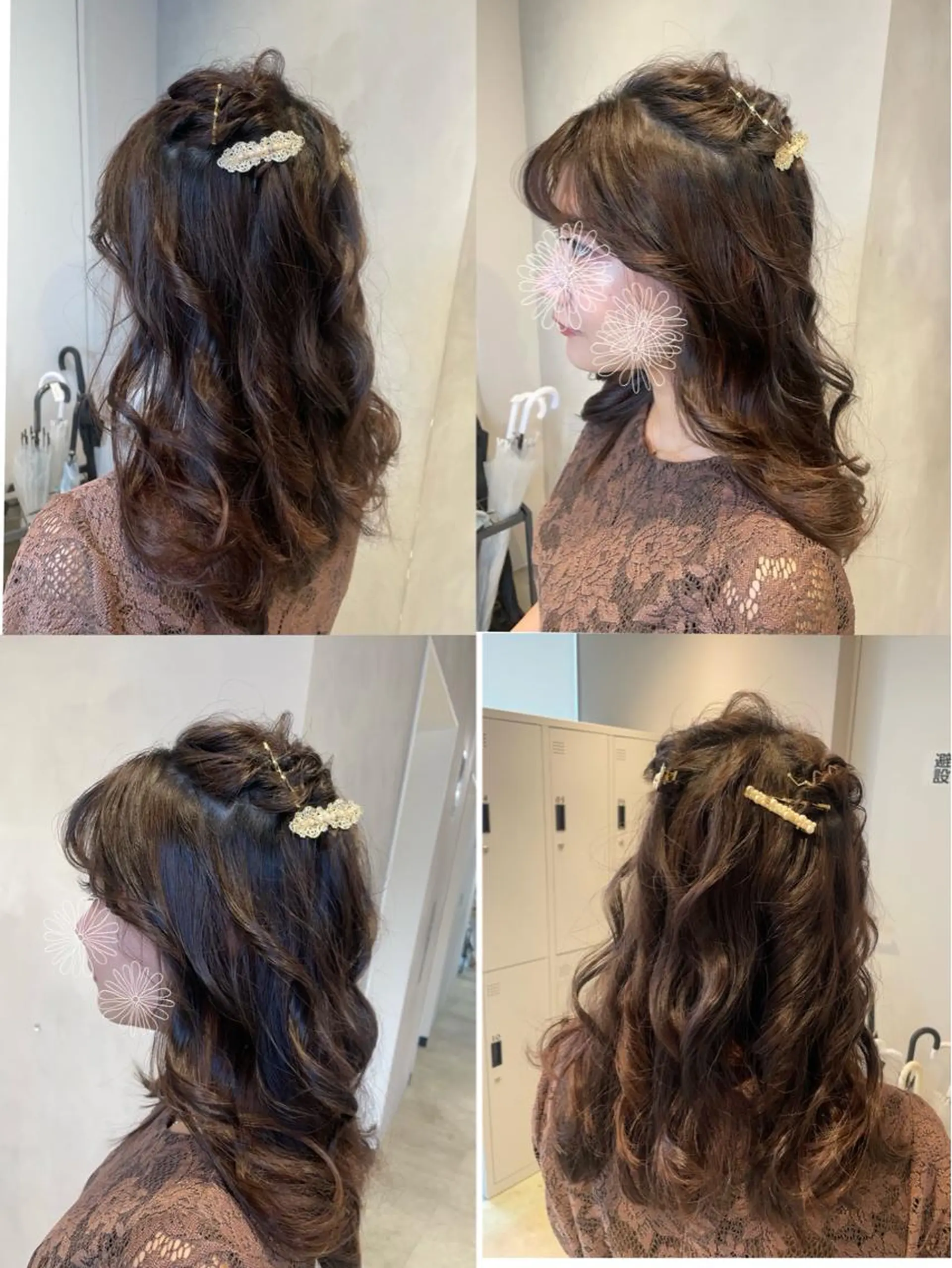 ヘアアレンジ 透明感カラー✨艶髪 制作🌱山根あゆみのヘアスタイル