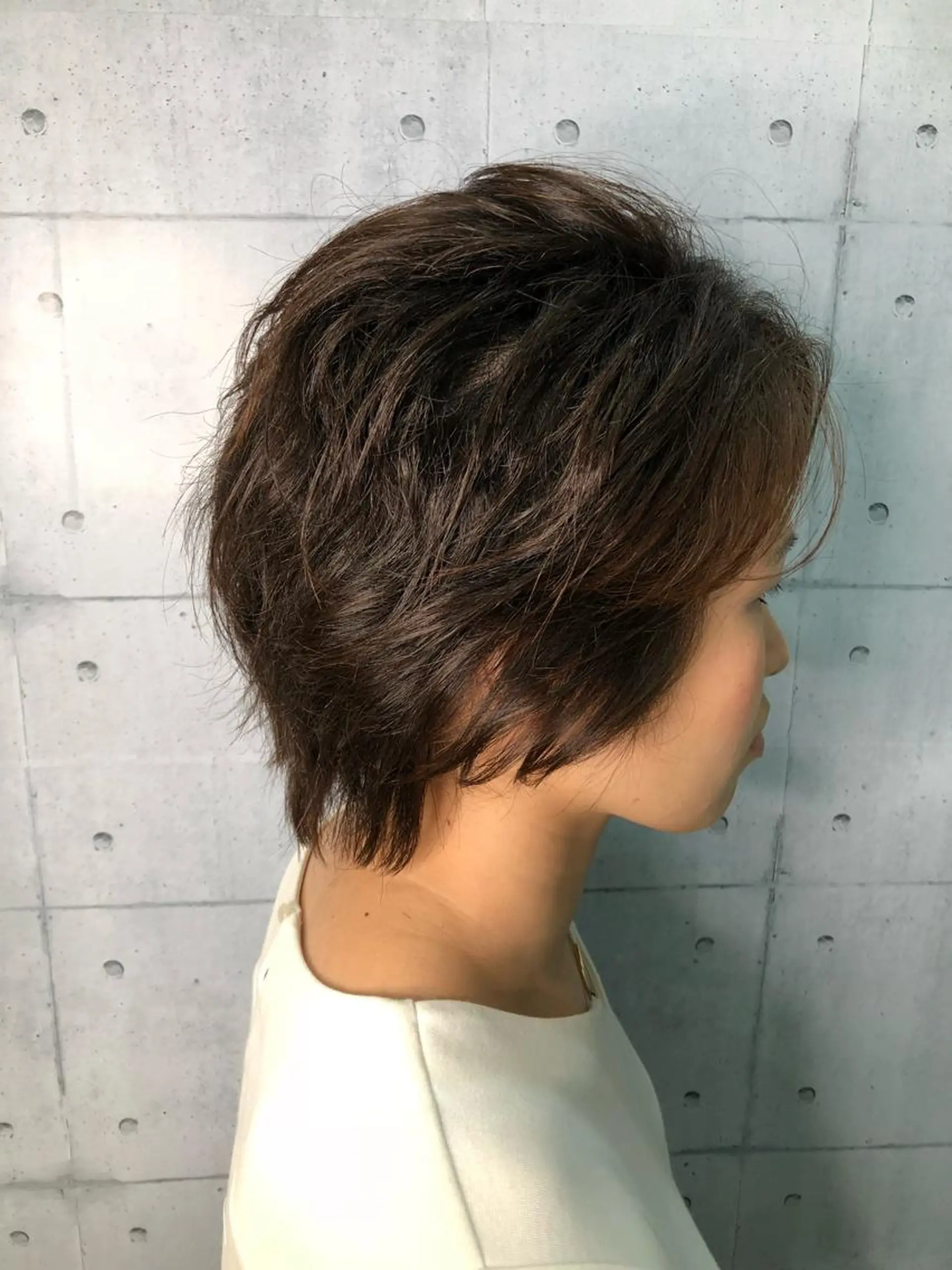 ショート くせ毛 カット 北脇 健治のヘアスタイル