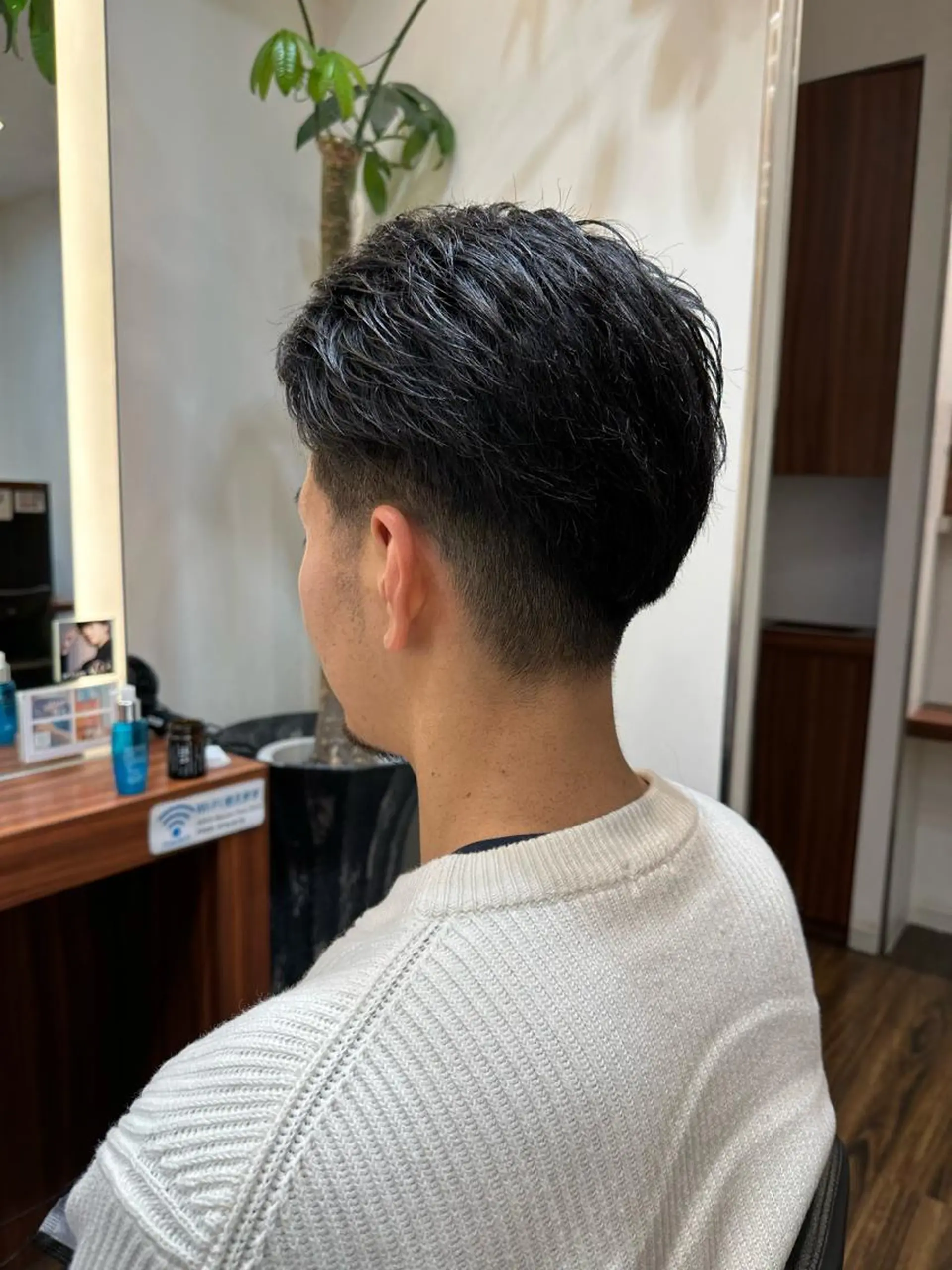 ショート メンズ 刈り上げ LA.DONNA所属・大島 龍興のヘアスタイル