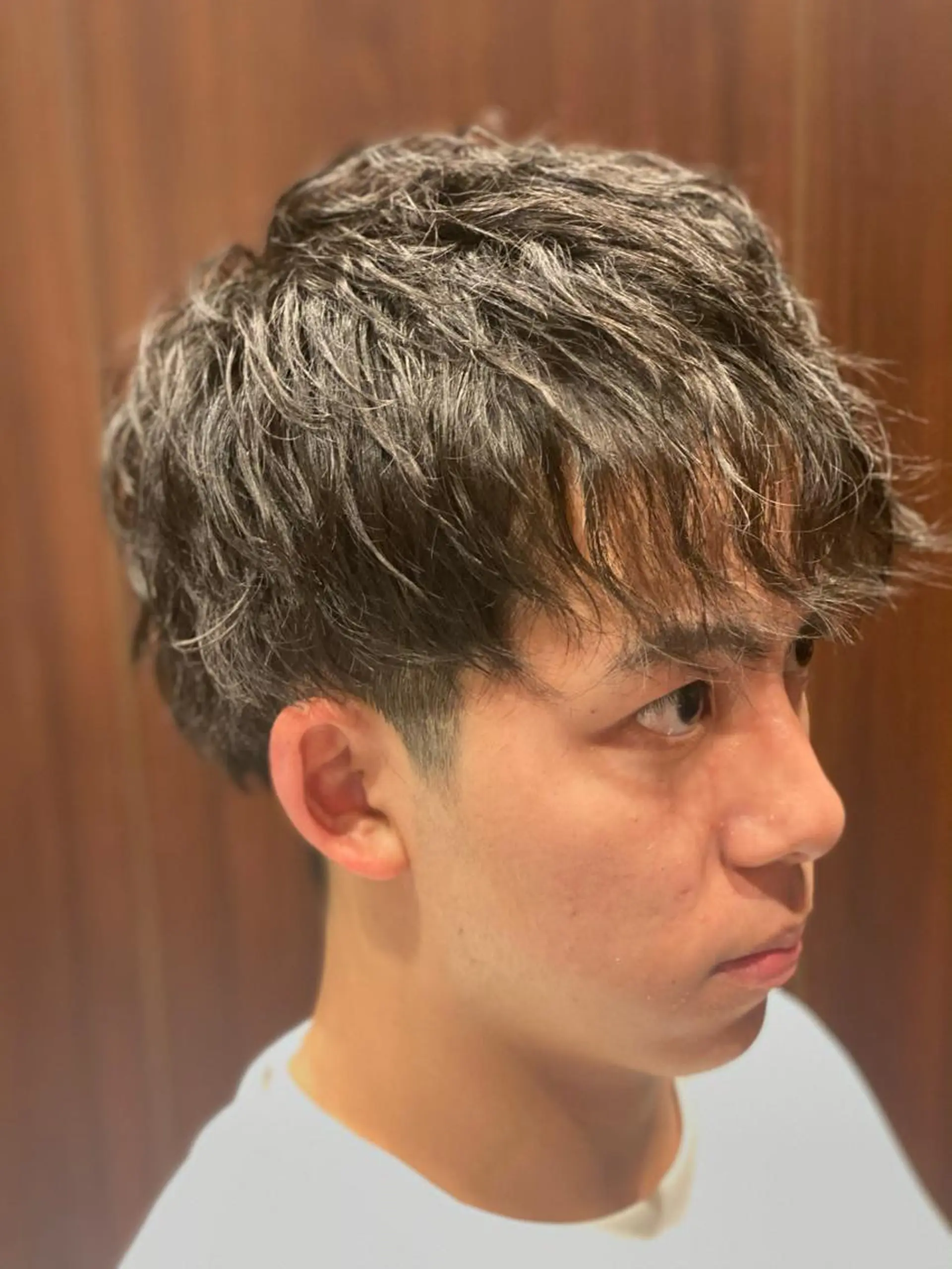 ミディアム パーマ ヘアアレンジ メンズ ミディアムパーマ メンズパーマ ツイストスパイラルパーマ スパイラルパーマ メンズ/無料カット /齋藤郁美のヘアスタイル