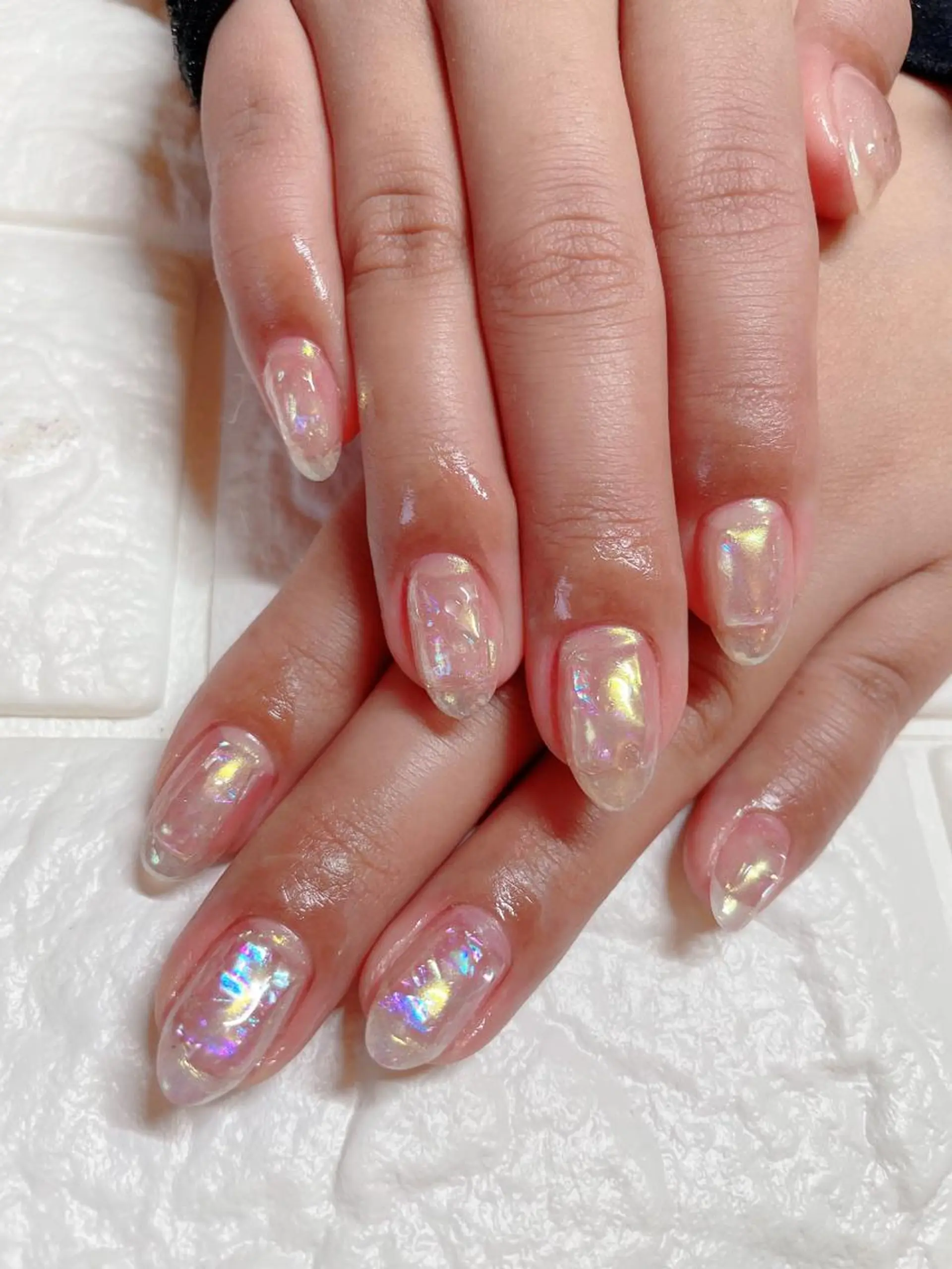 ネイル 氷ネイル・うるうるネイル ハンドネイル Nail &Beauty Salon ☆Kirari☆所属・ビューティサロン ☆Kirari☆のネイルデザイン