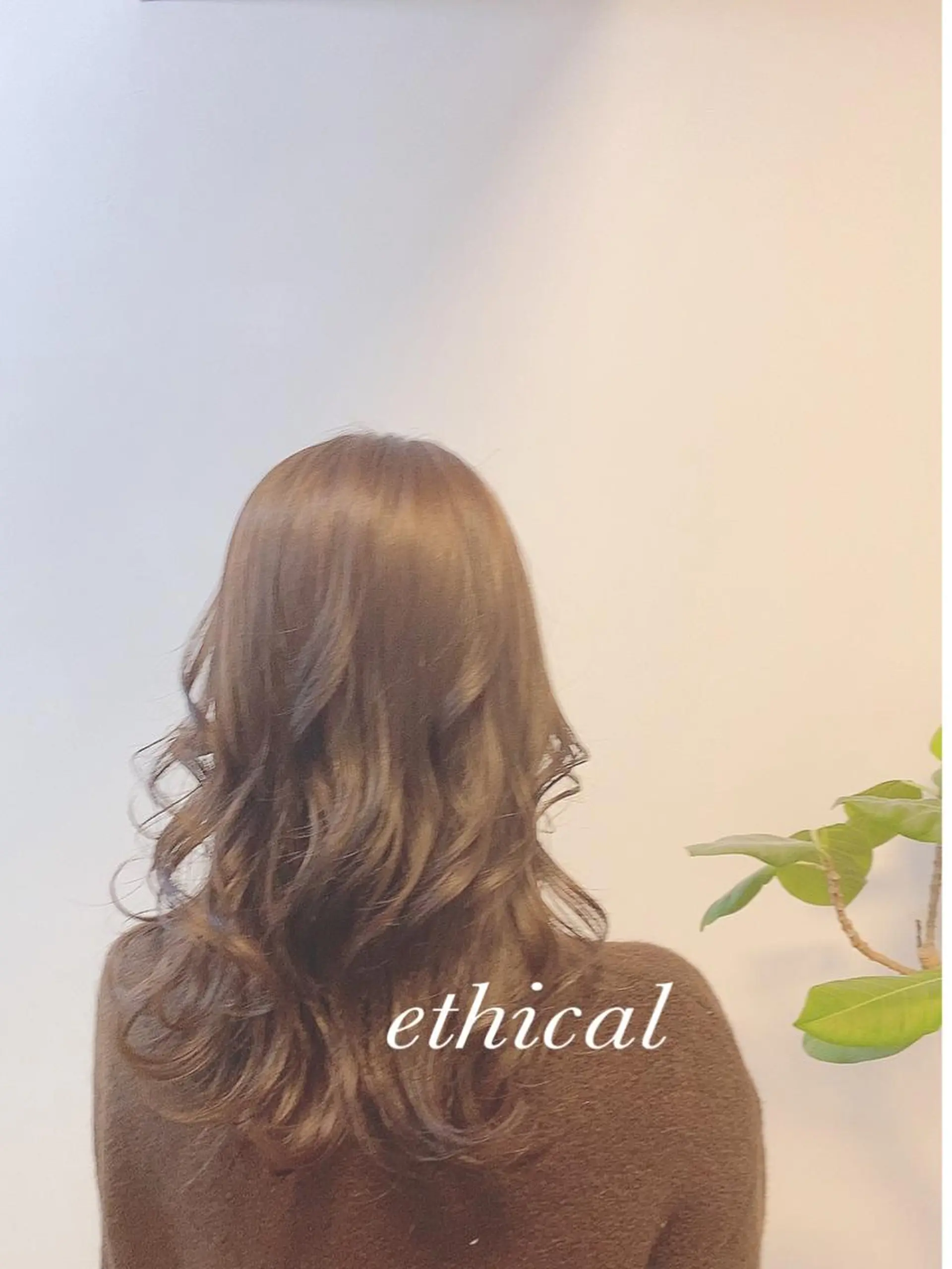 ロング カラー 【エシカル】 HOSOMIのヘアスタイル