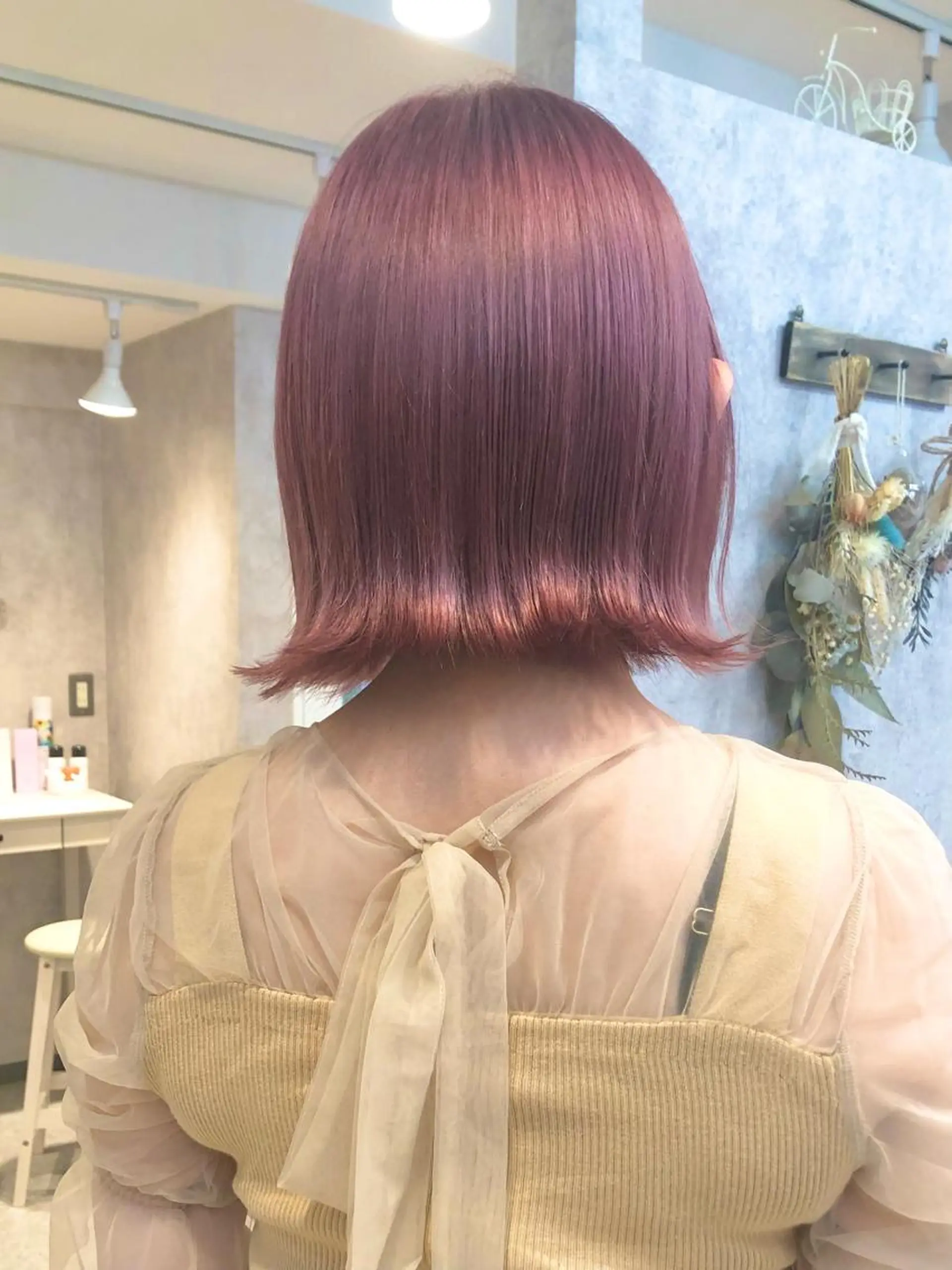 ショート カラー ヘアアレンジ 山本 史奈のヘアスタイル