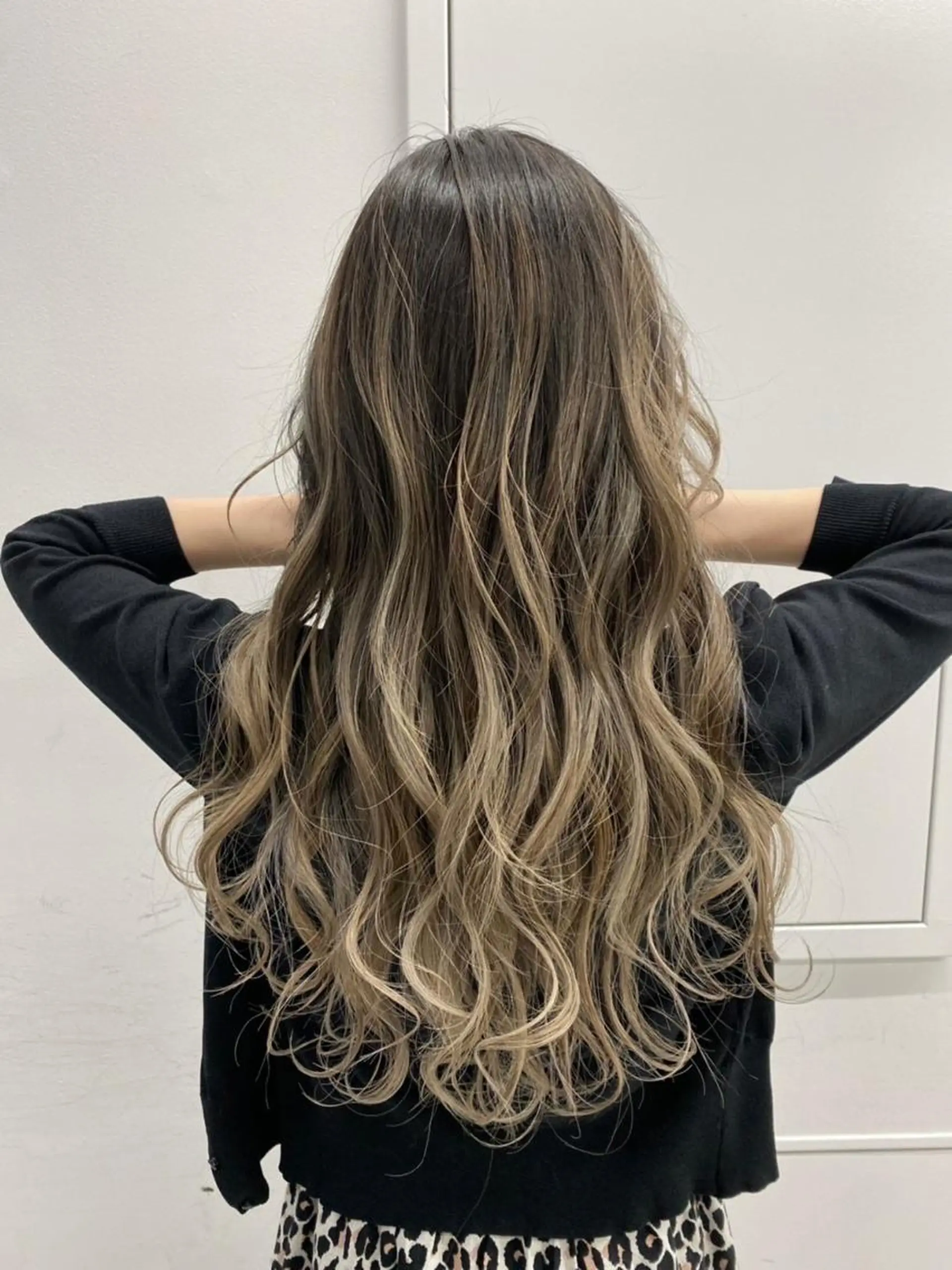 ロング カラー カット 【公式】amble luxe 中野のヘアスタイル