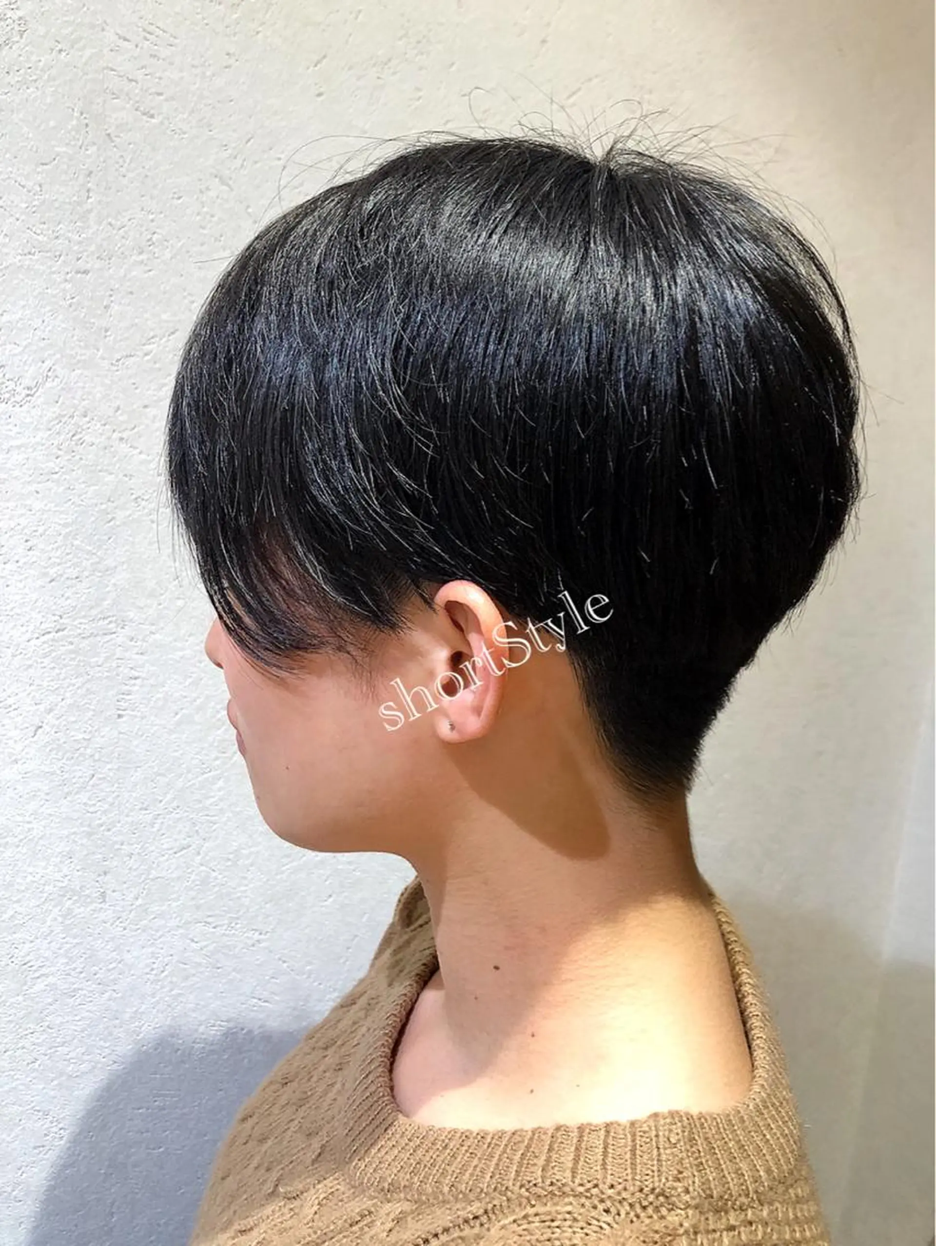 ショート うる艶レイヤーカット hinakoのヘアスタイル