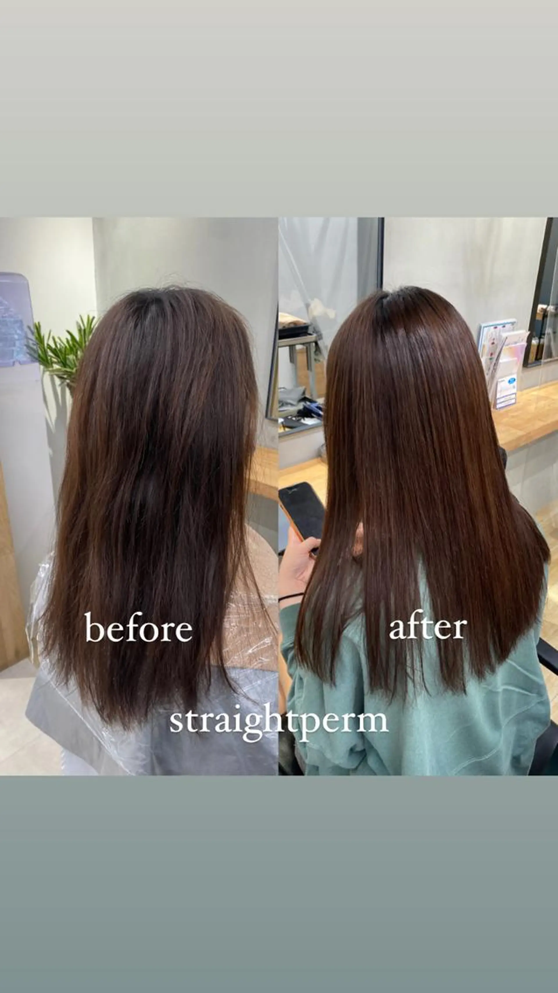 ロング パーマ カット 縮毛矯正 トリートメント noa/ 渋谷のヘアスタイル