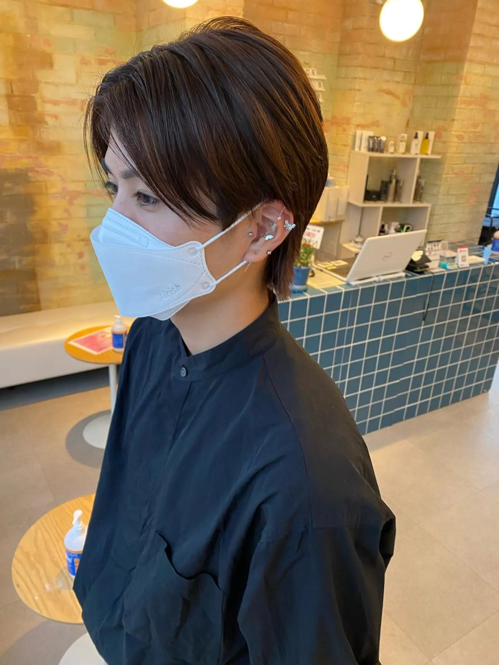 ショート カラー メンズ YUNA ユウナのヘアスタイル