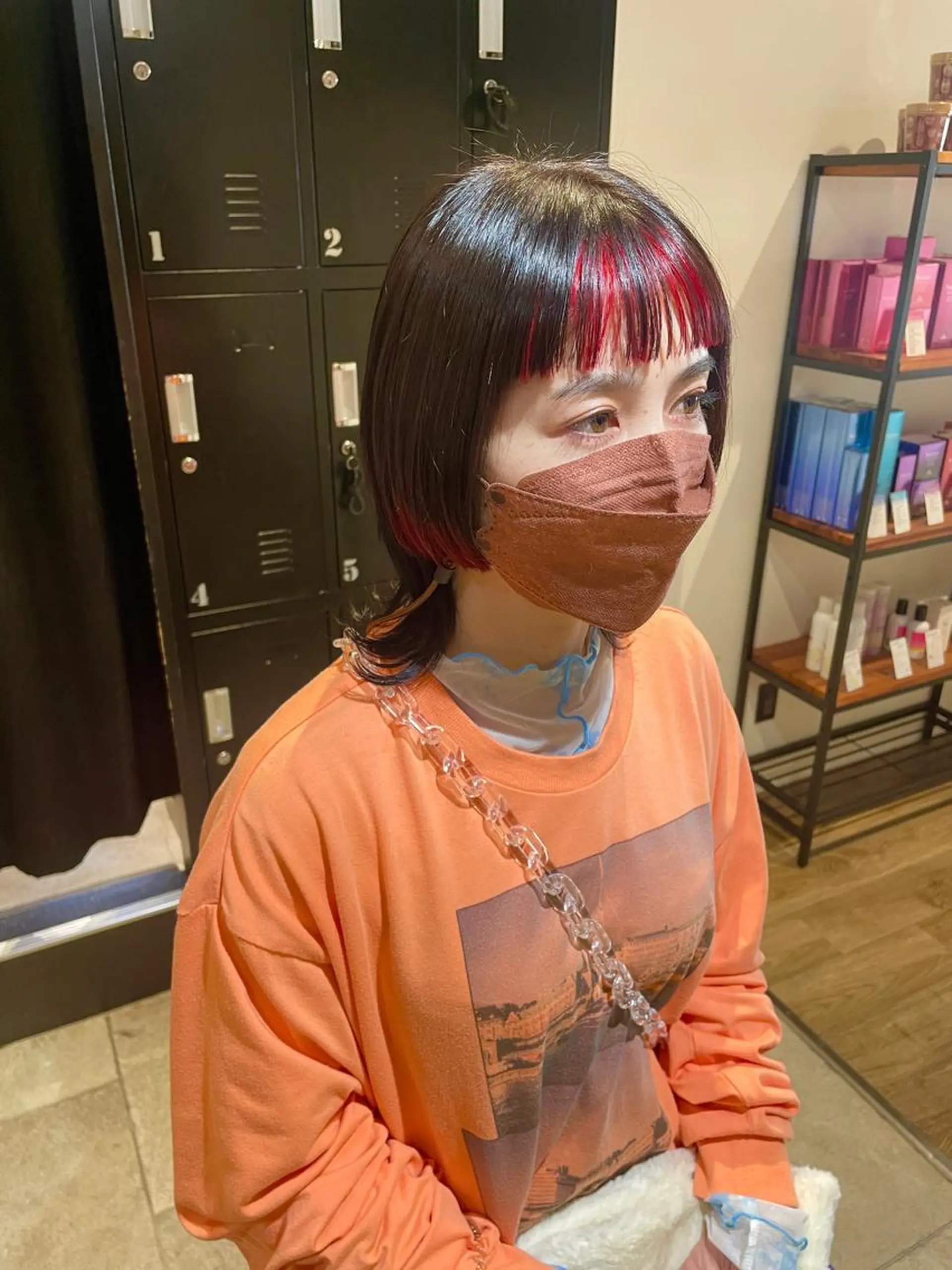 ミディアム カラー newi梅田🫧韓国 ヘア🫧sakiのヘアスタイル