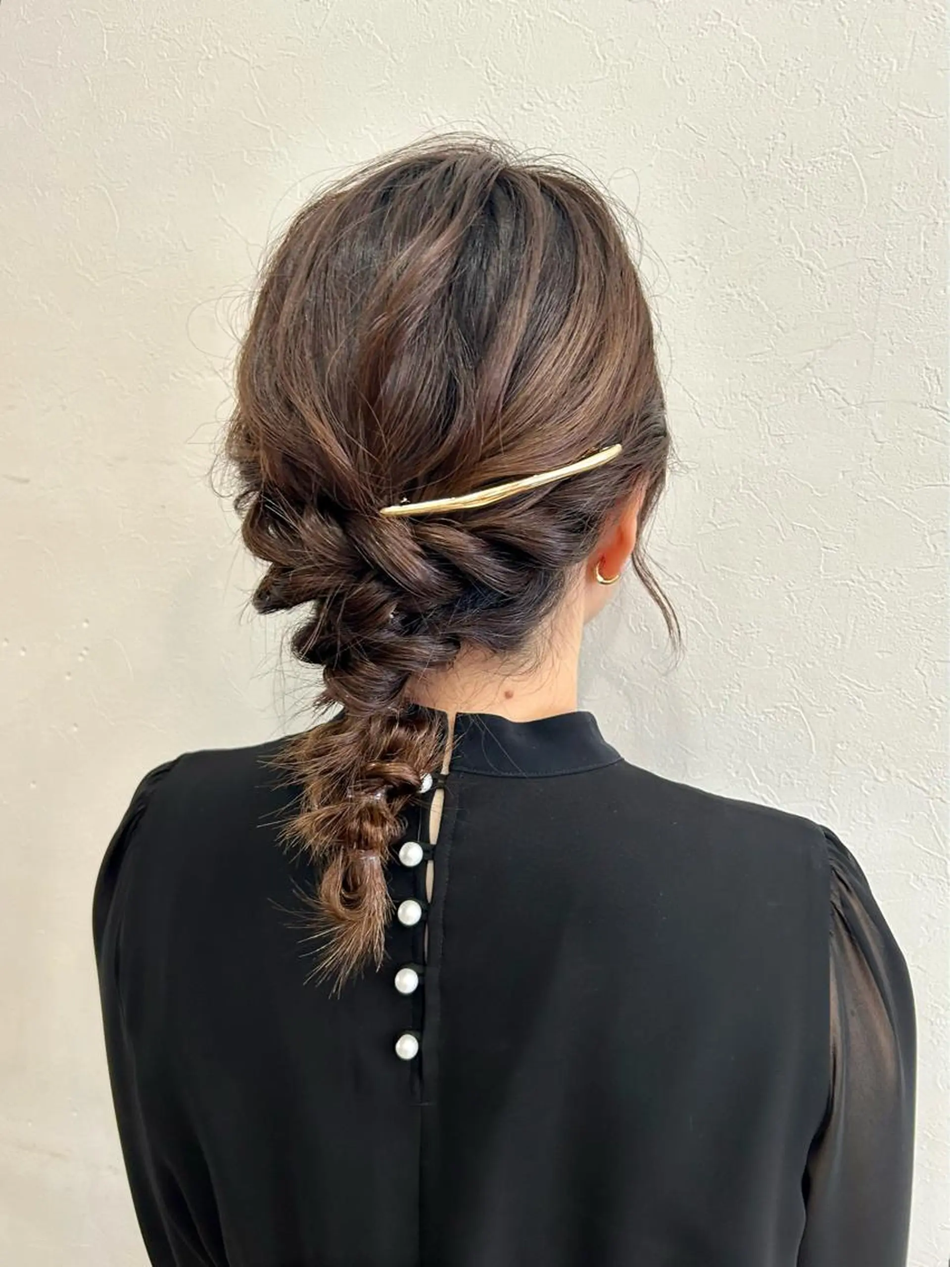 セミロング ヘアアレンジ Freez オオヤブ カホのヘアスタイル