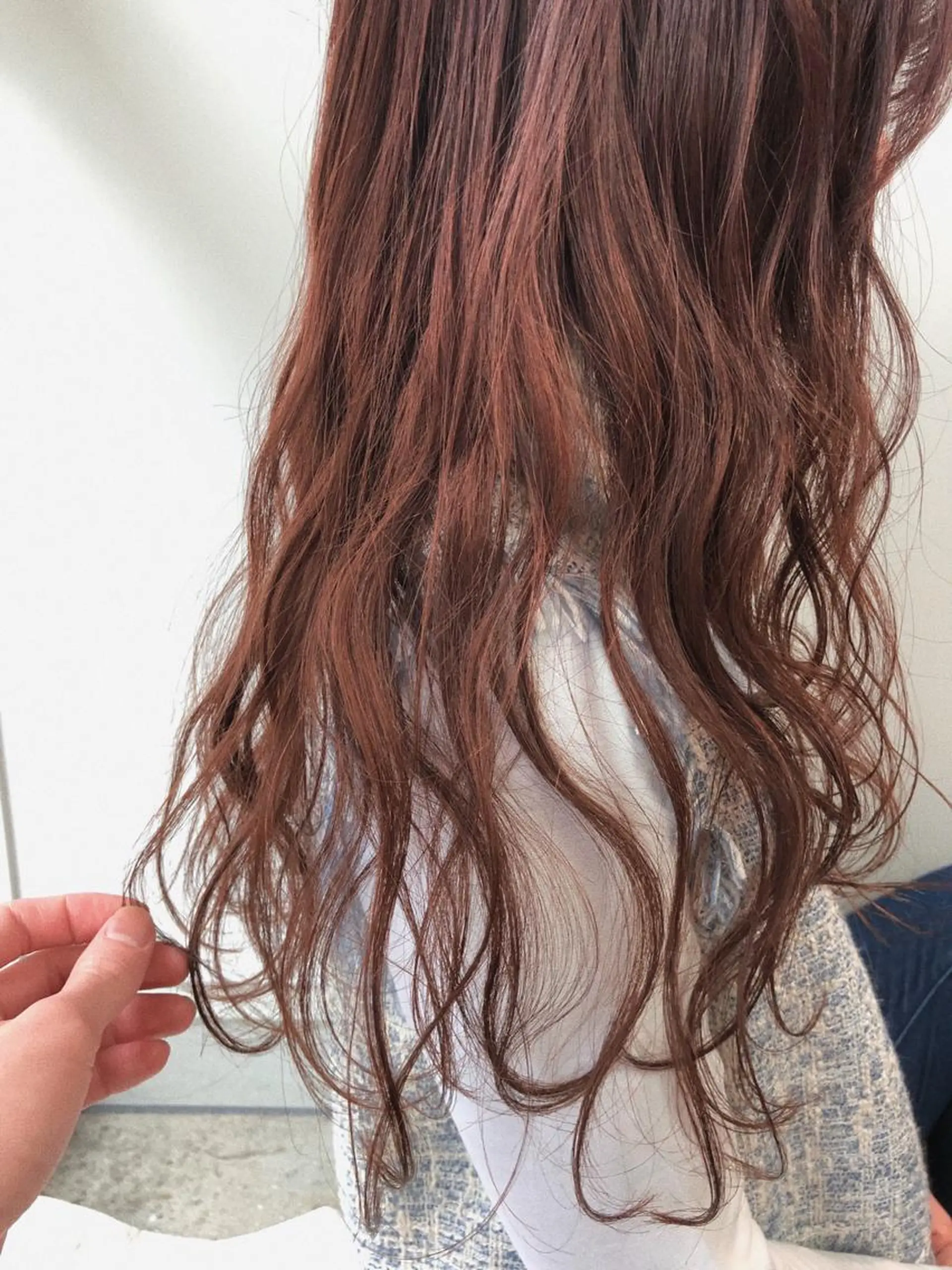 セミロング カラー 長井 徹行のヘアスタイル