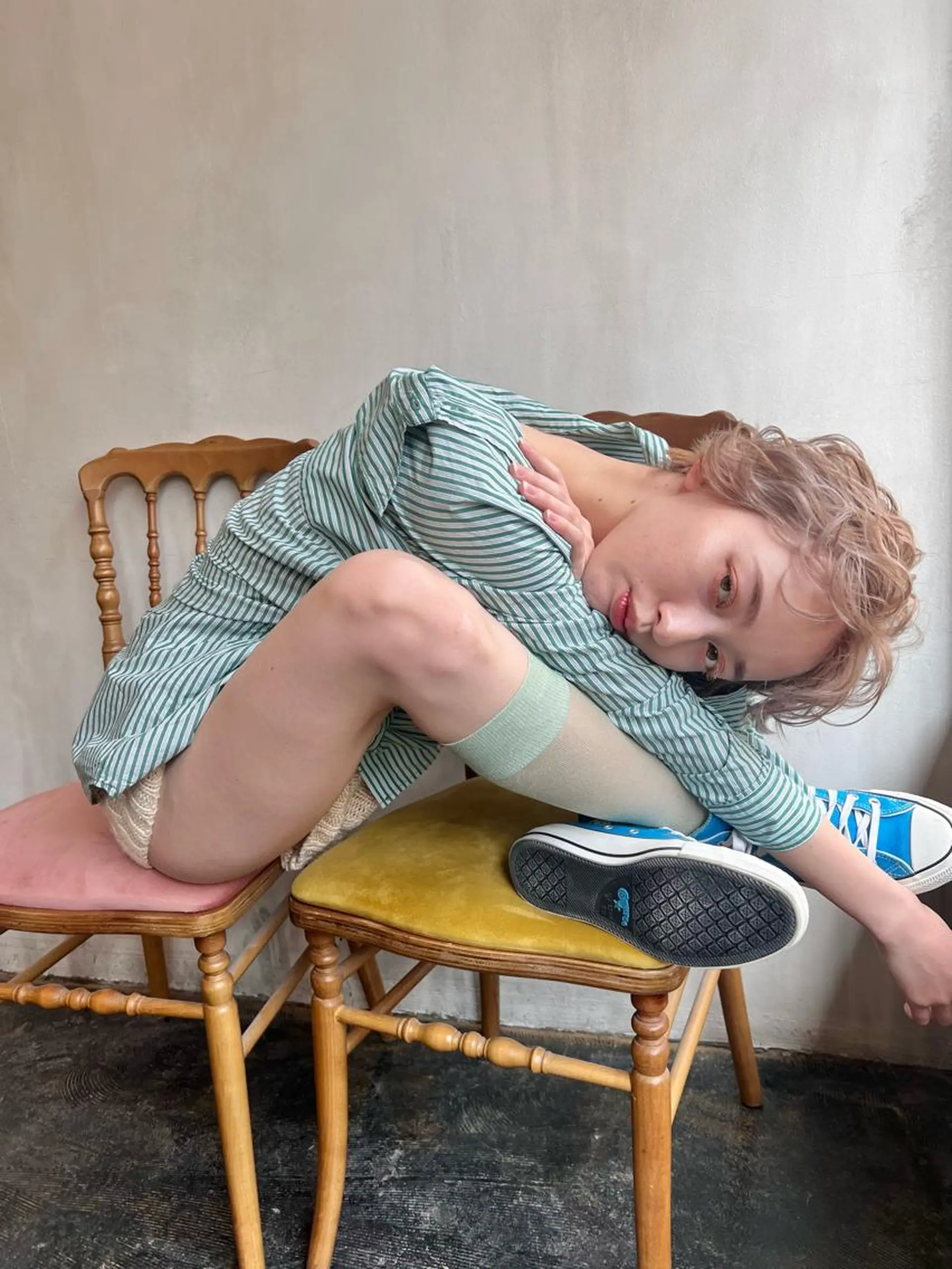 ショート カット ヘアカラー トリートメント ブリーチ/ハイトーン レイヤー/Maanaのヘアスタイル