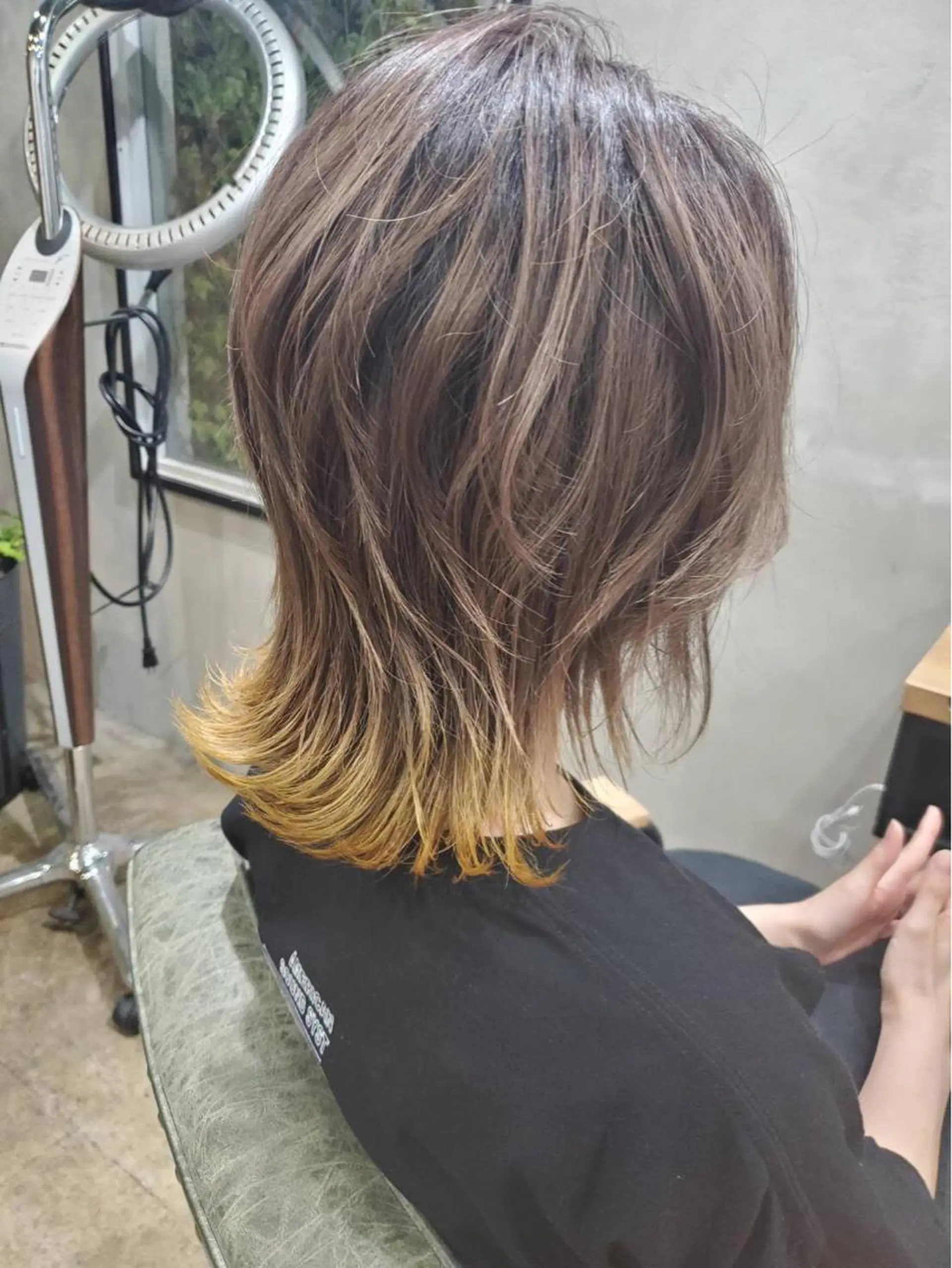 ミディアム カラー Le Lien カジのヘアスタイル