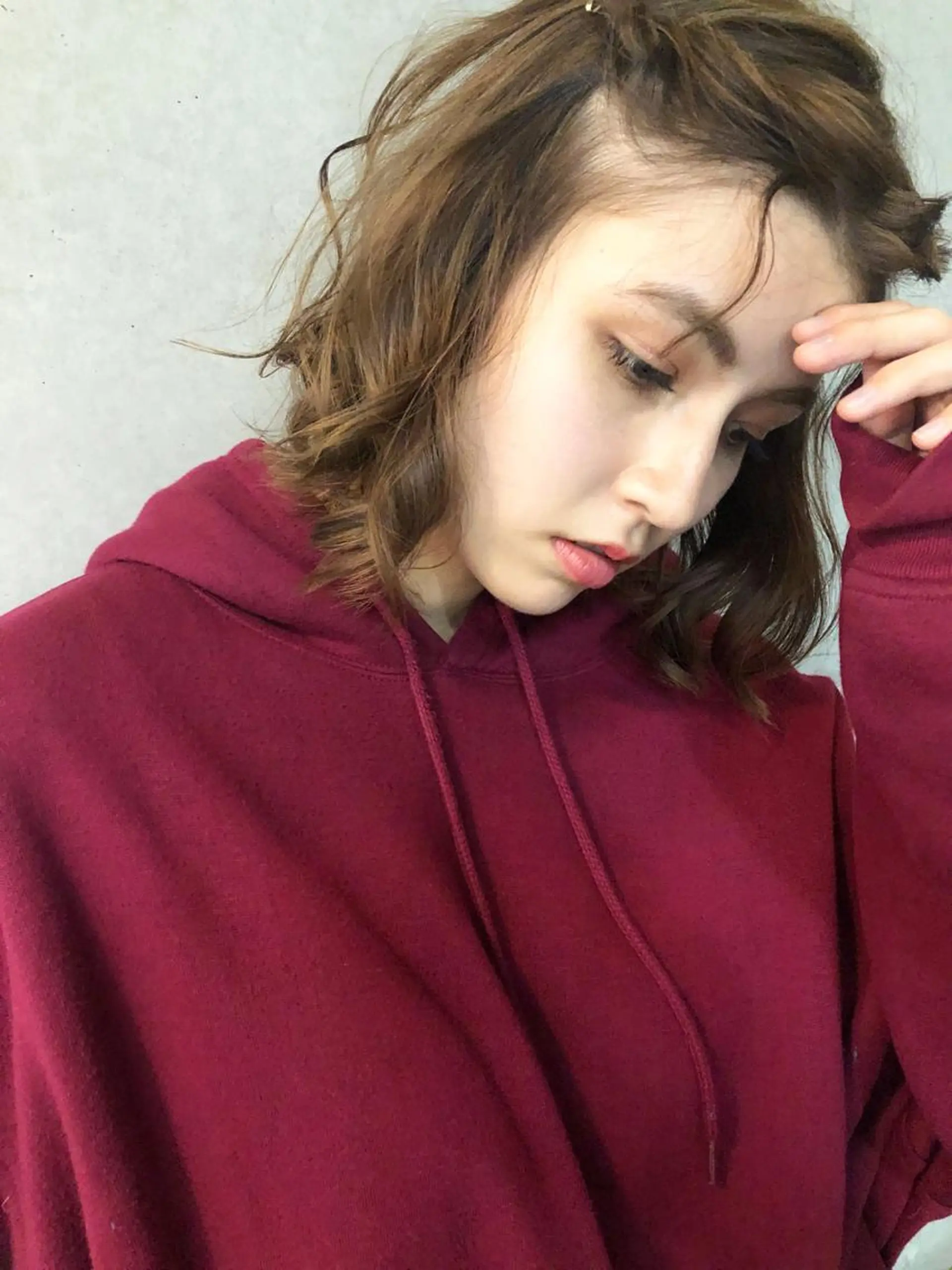 ショート パーマ ケアブリーチ/ エクステ/レイヤーのヘアスタイル