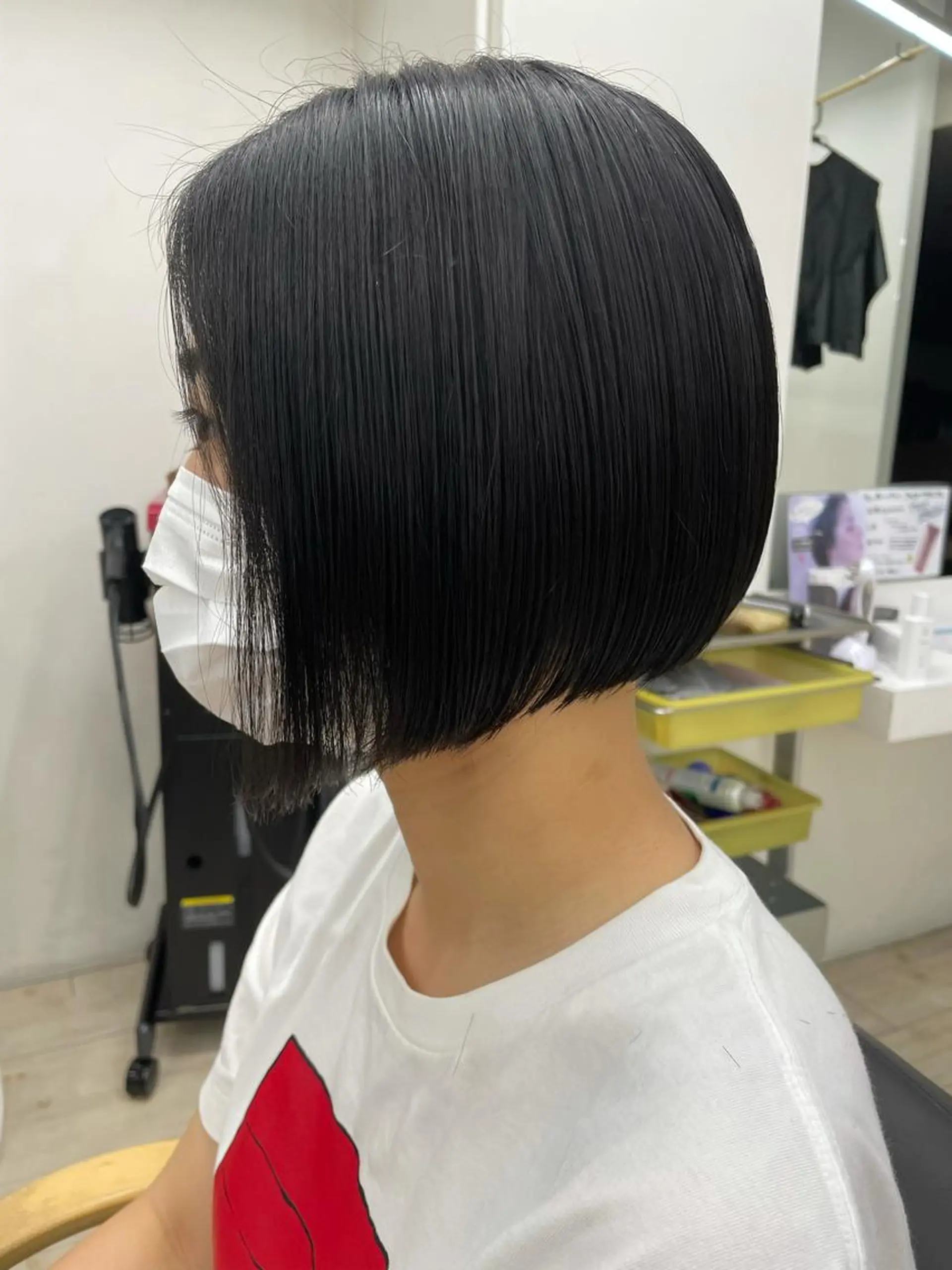 ショート ボブ 心斎橋/海外レイヤー 募集中三好玲奈のヘアスタイル