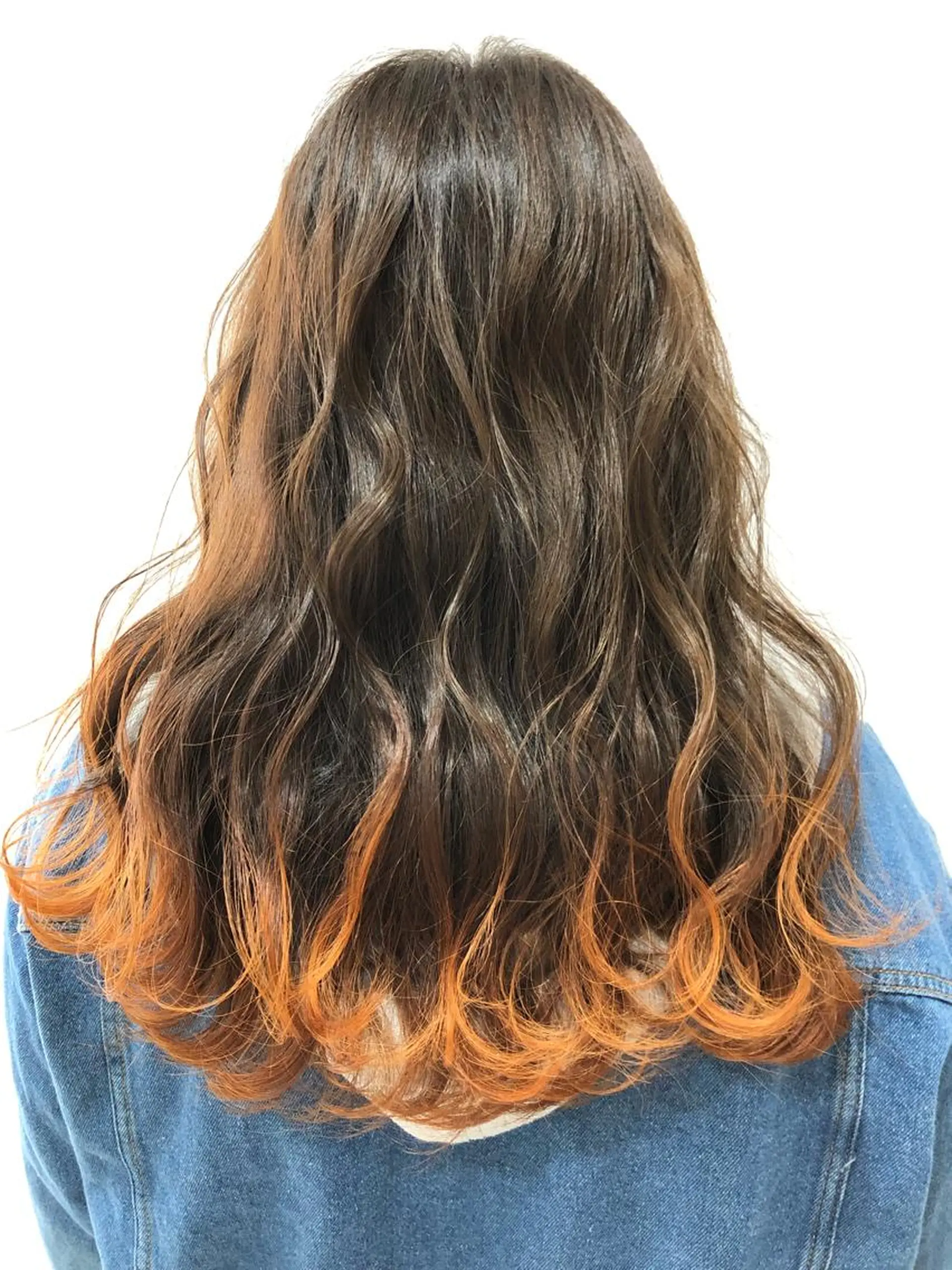 ロング カラー 脱白髪染め美容師 竹内涼乃のヘアスタイル