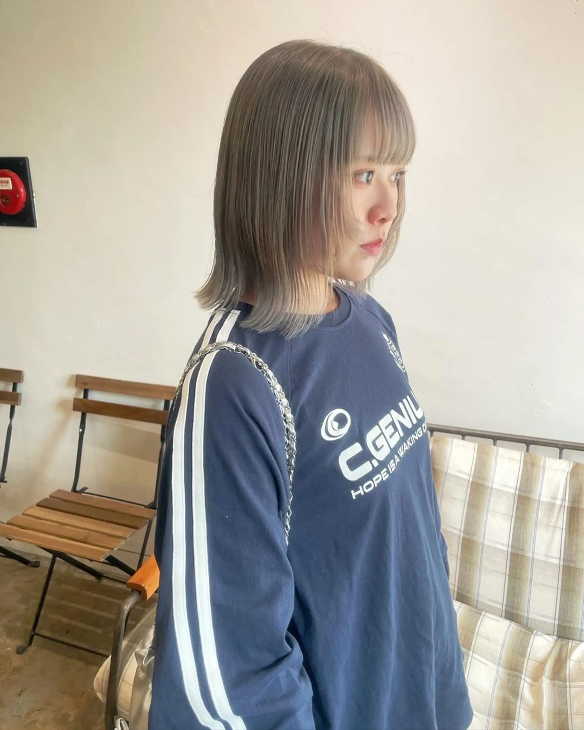 カラー 髪質改善 en:s【新潟万代】 🌈川瀬瑠那のヘアスタイル