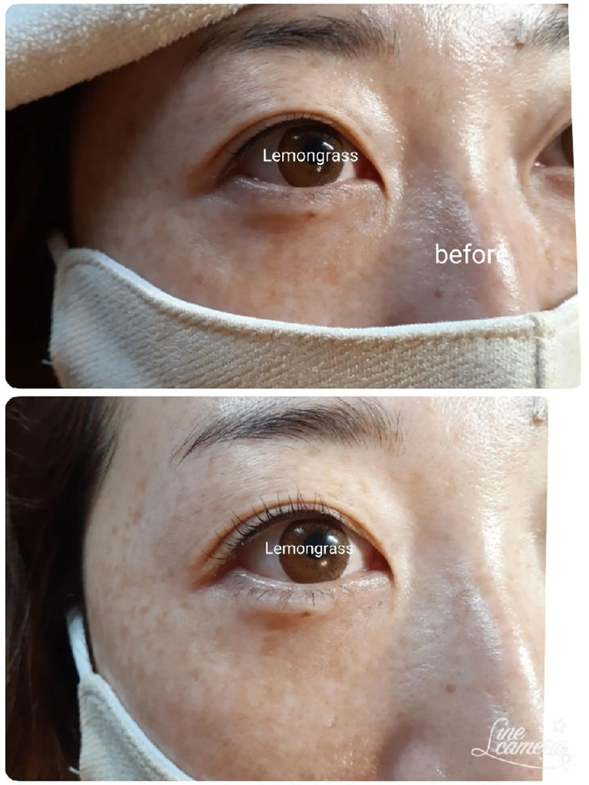 マツエク・マツパ パリジェンヌラッシュリフト Lemon grassのマツエク・マツパデザイン