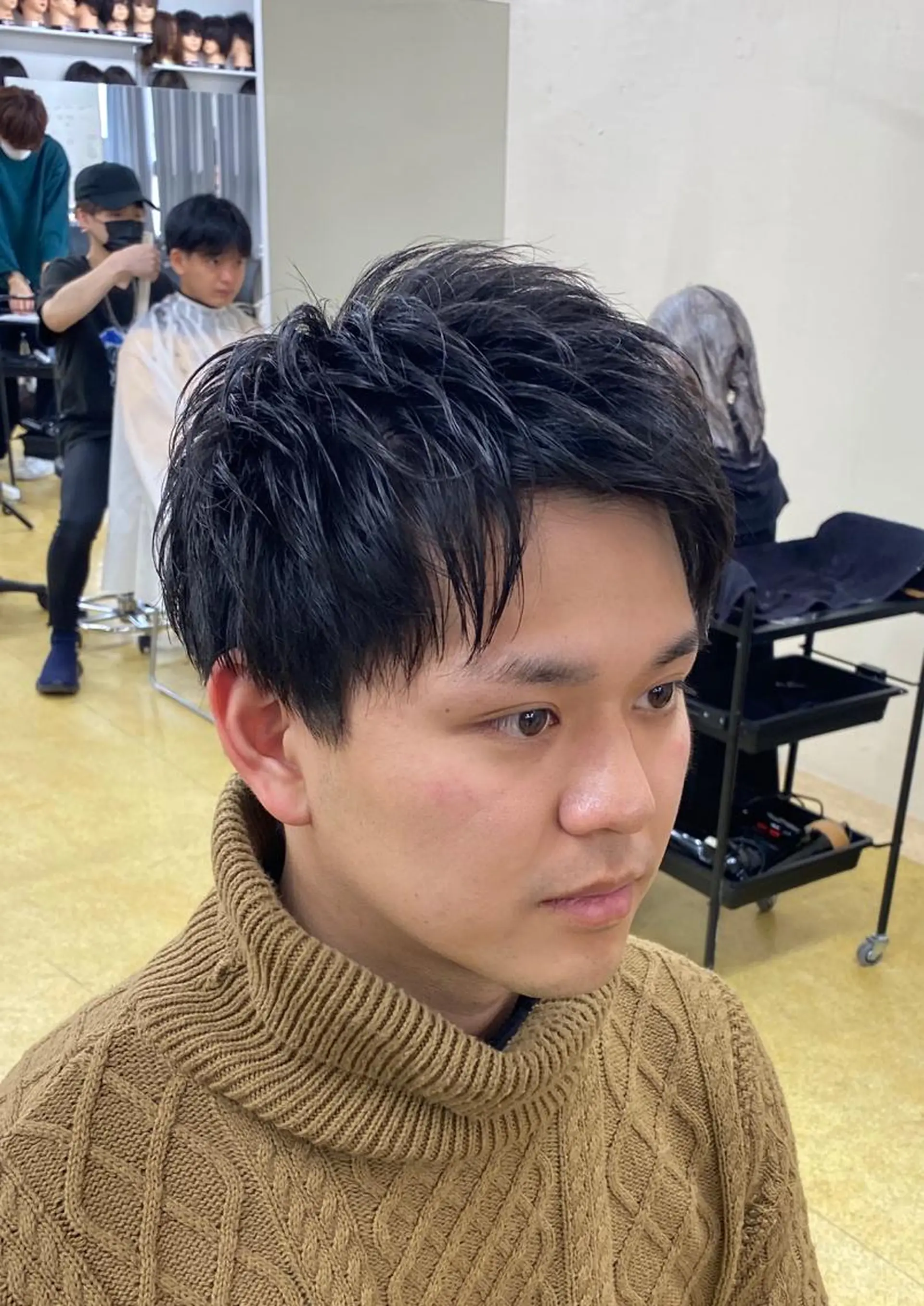 メンズ Loy所属・メンズヘア特化 パーマ 縮毛矯正🔷のヘアスタイル