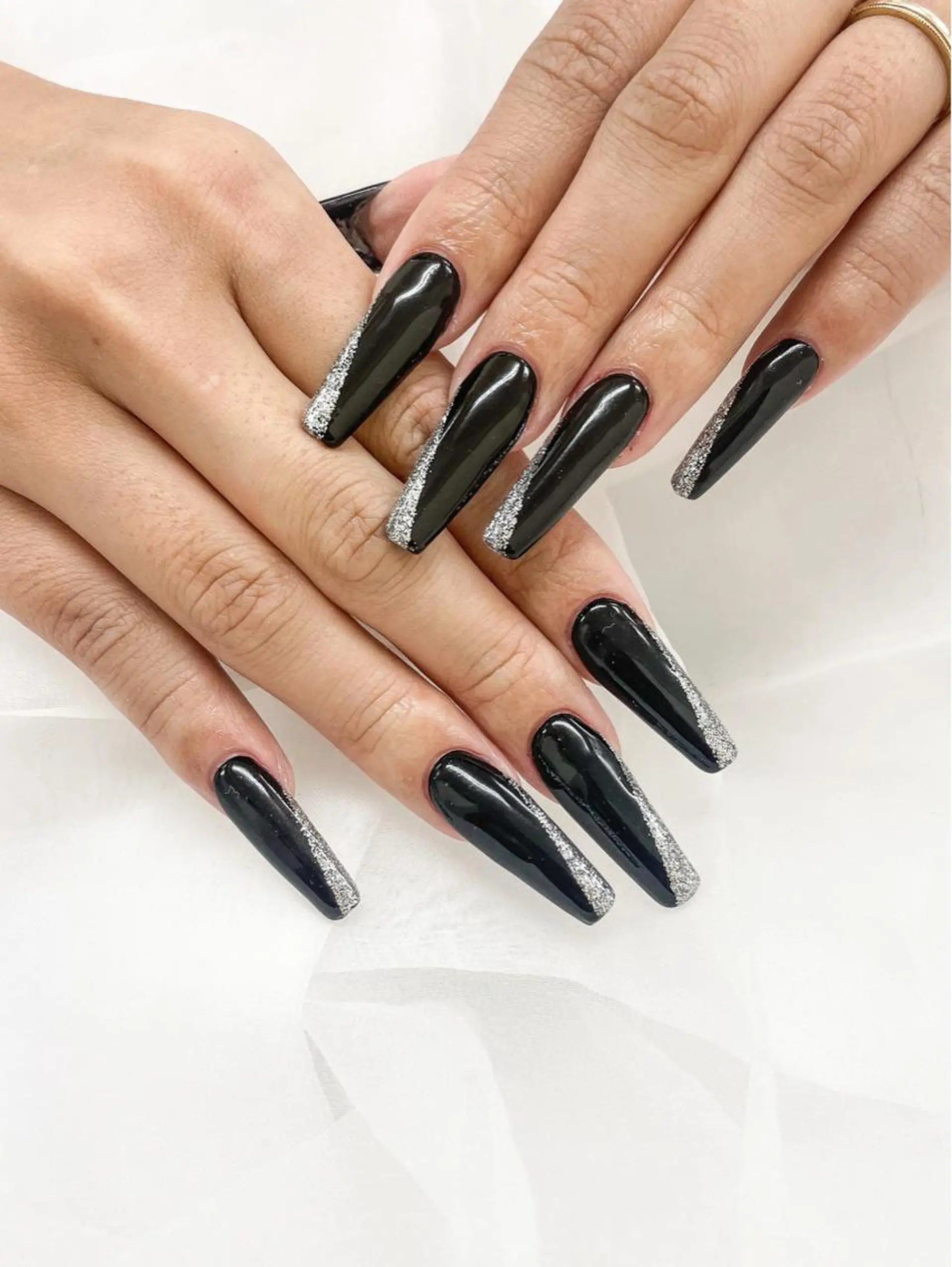 ネイル ロングネイル ハンドネイル 五十嵐 美智のネイルデザイン