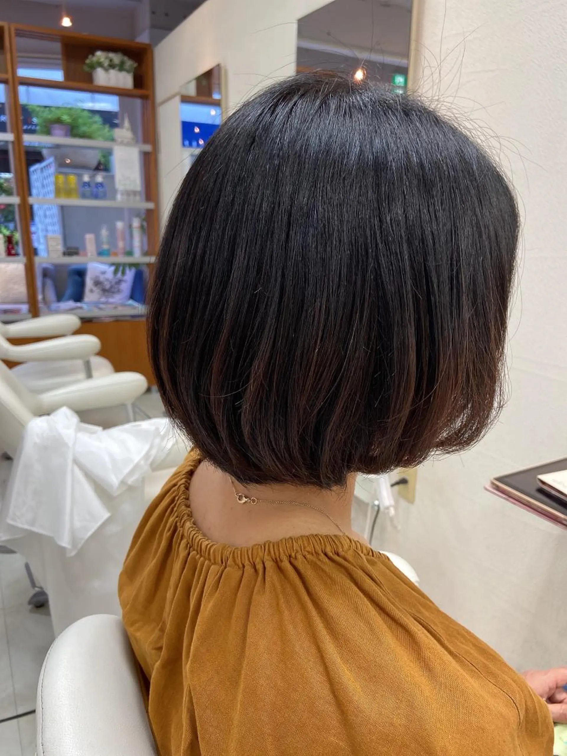 ショート カット トリートメント 菊地 美憂のヘアスタイル