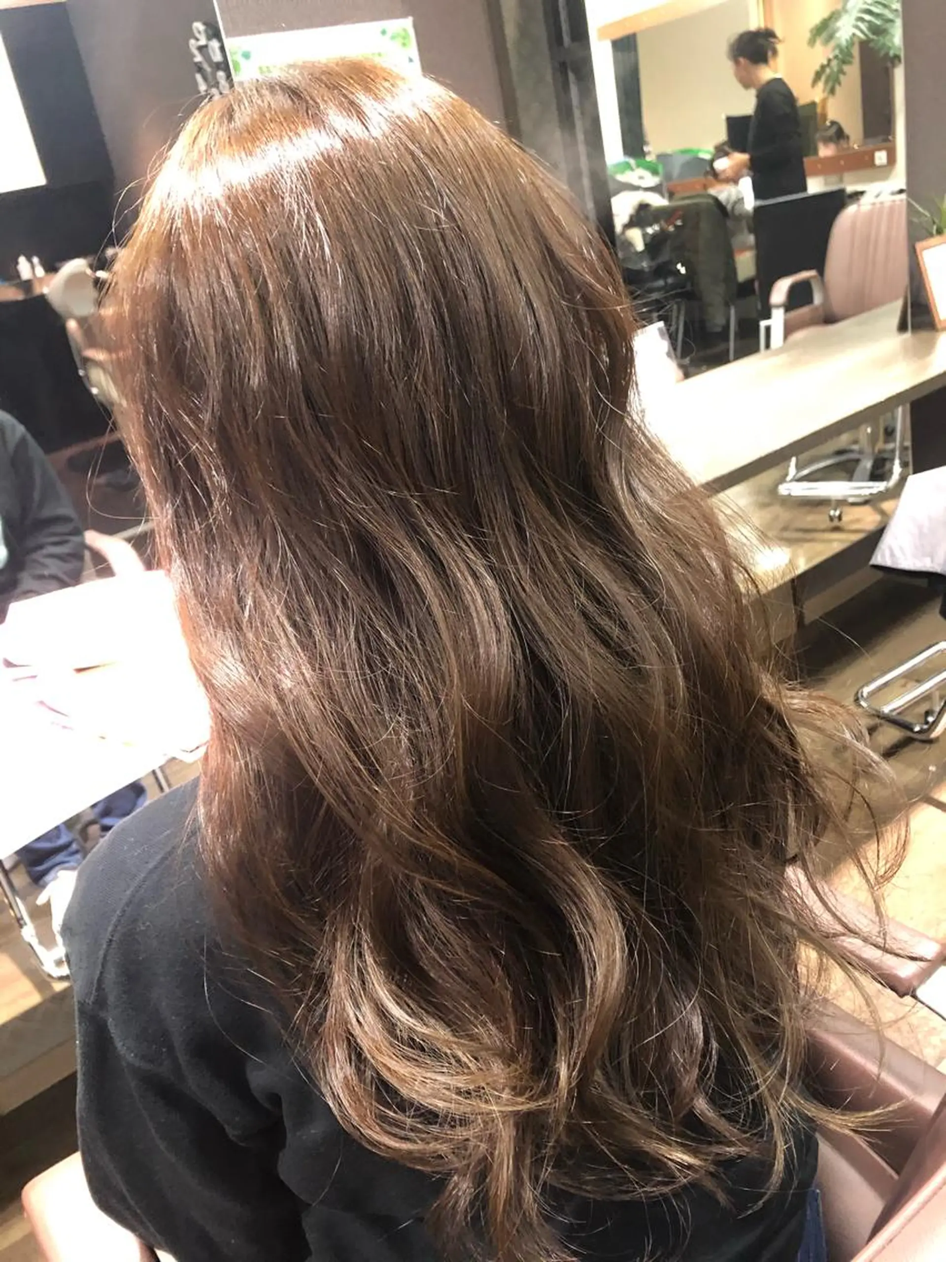 ロング カラー カット ヘアカラー pep所属・pep natsumiのヘアスタイル