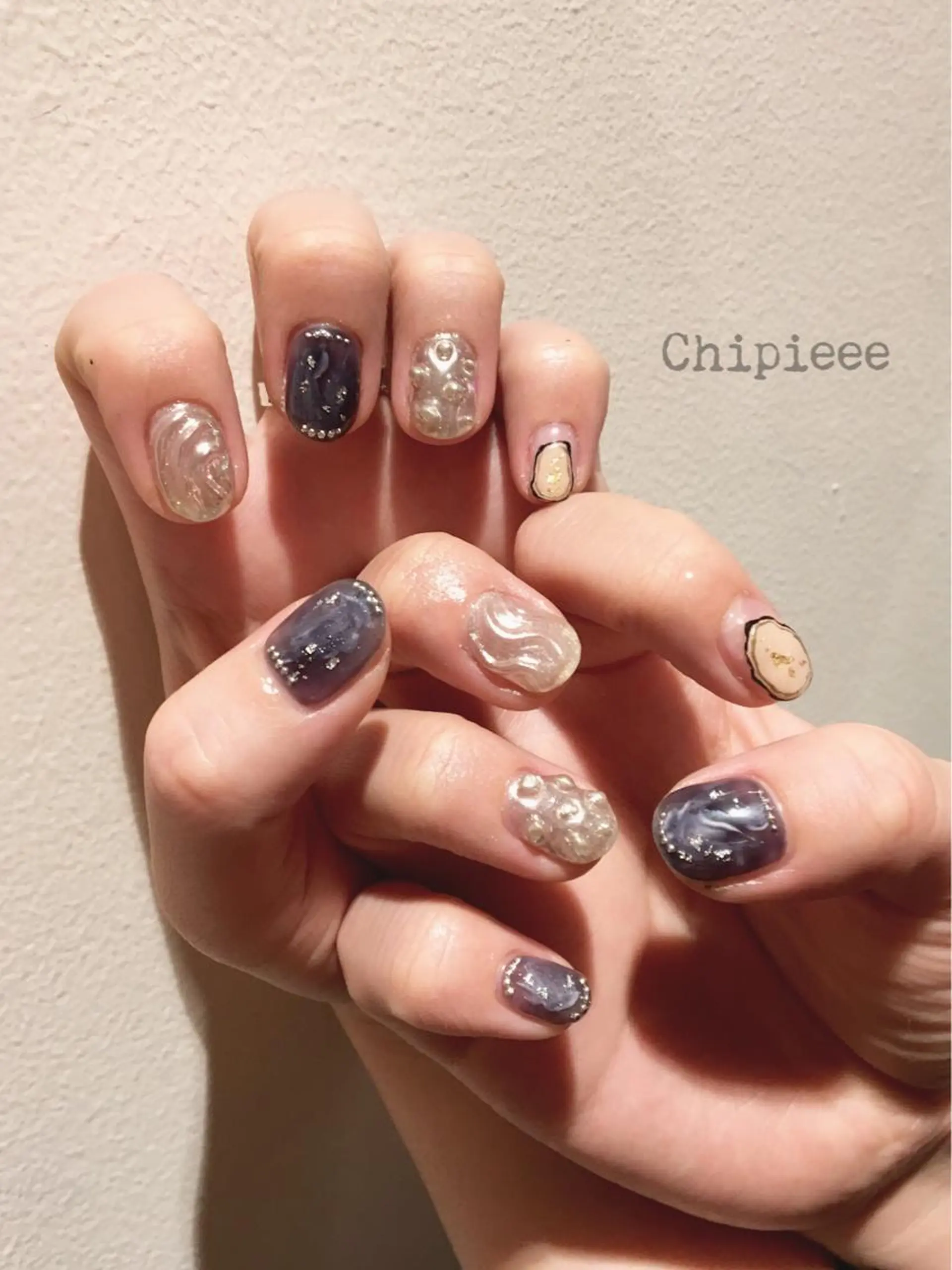 ネイル 持ち込み revia所属・ERI Nailistのネイルデザイン