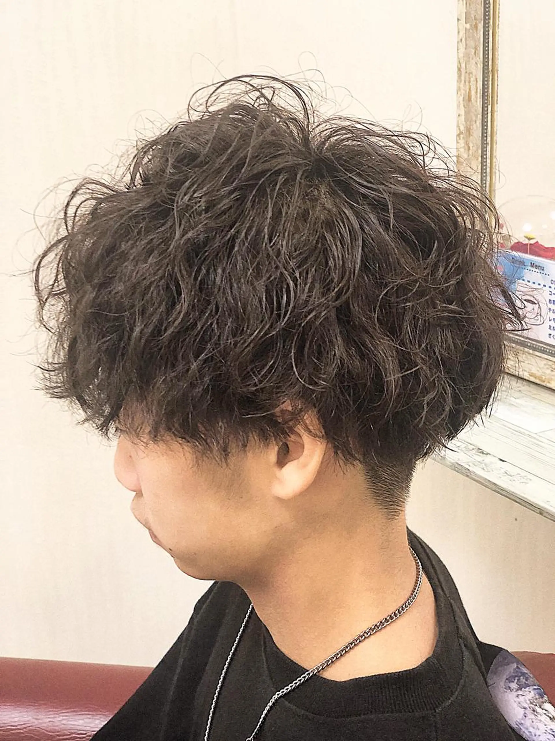 ショート パーマ メンズ KEN 🌟のヘアスタイル