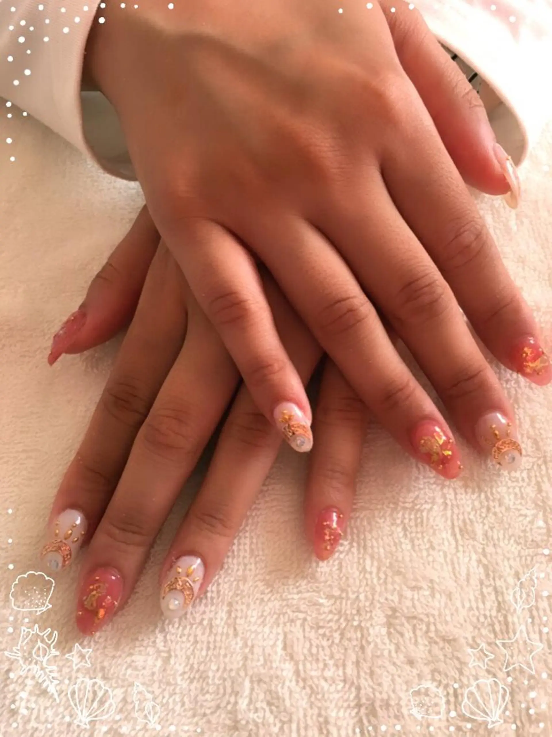 ネイル 長さ出し 持ち込み Era nailのネイルデザイン