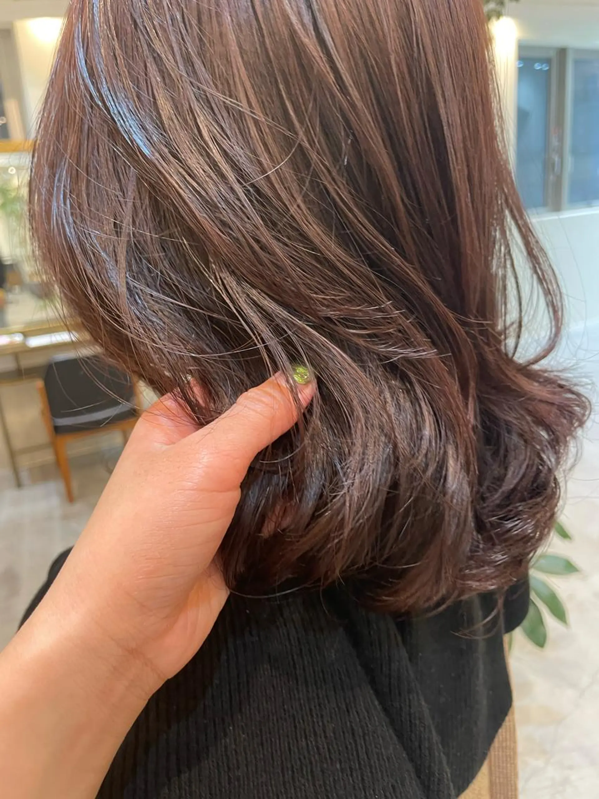 ロング カラー ヘアアレンジ ブリーチ ブリーチなしカラー ピンクカラー AO hair studio所属・minami ♡のヘアスタイル