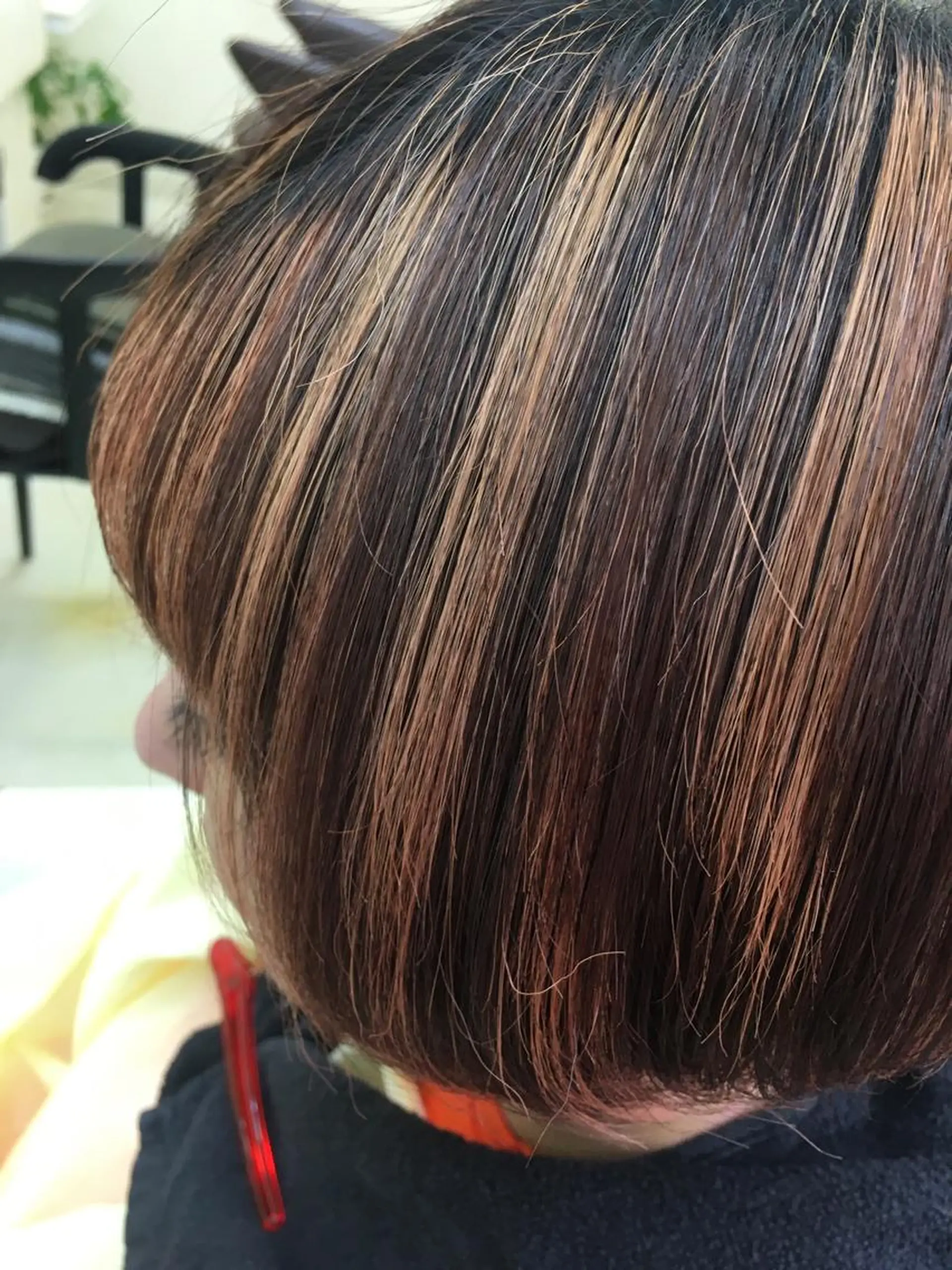 ショート ハイライト 縮毛矯正 大住 京平のヘアスタイル