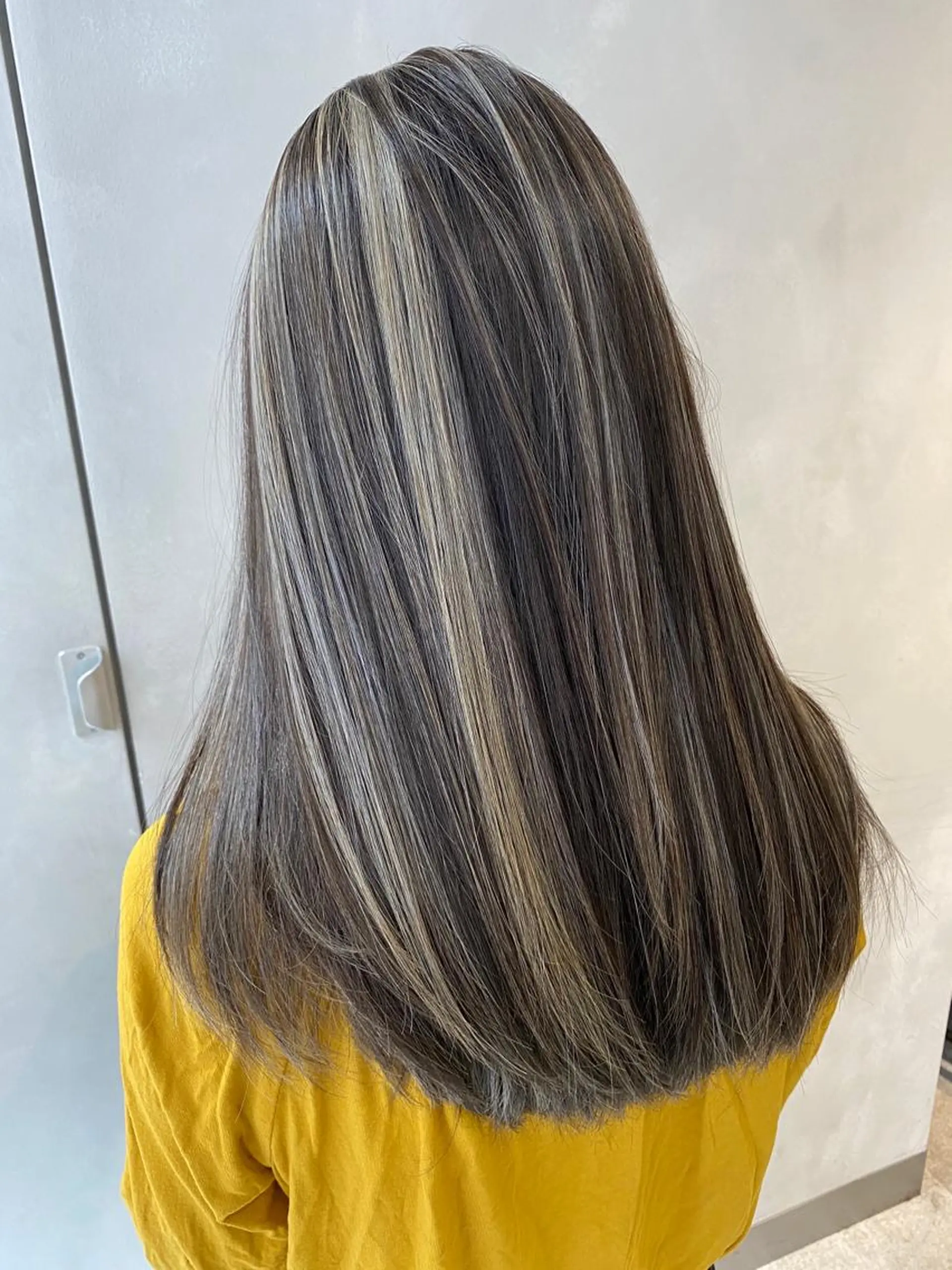 ロング カラー M IIのヘアスタイル